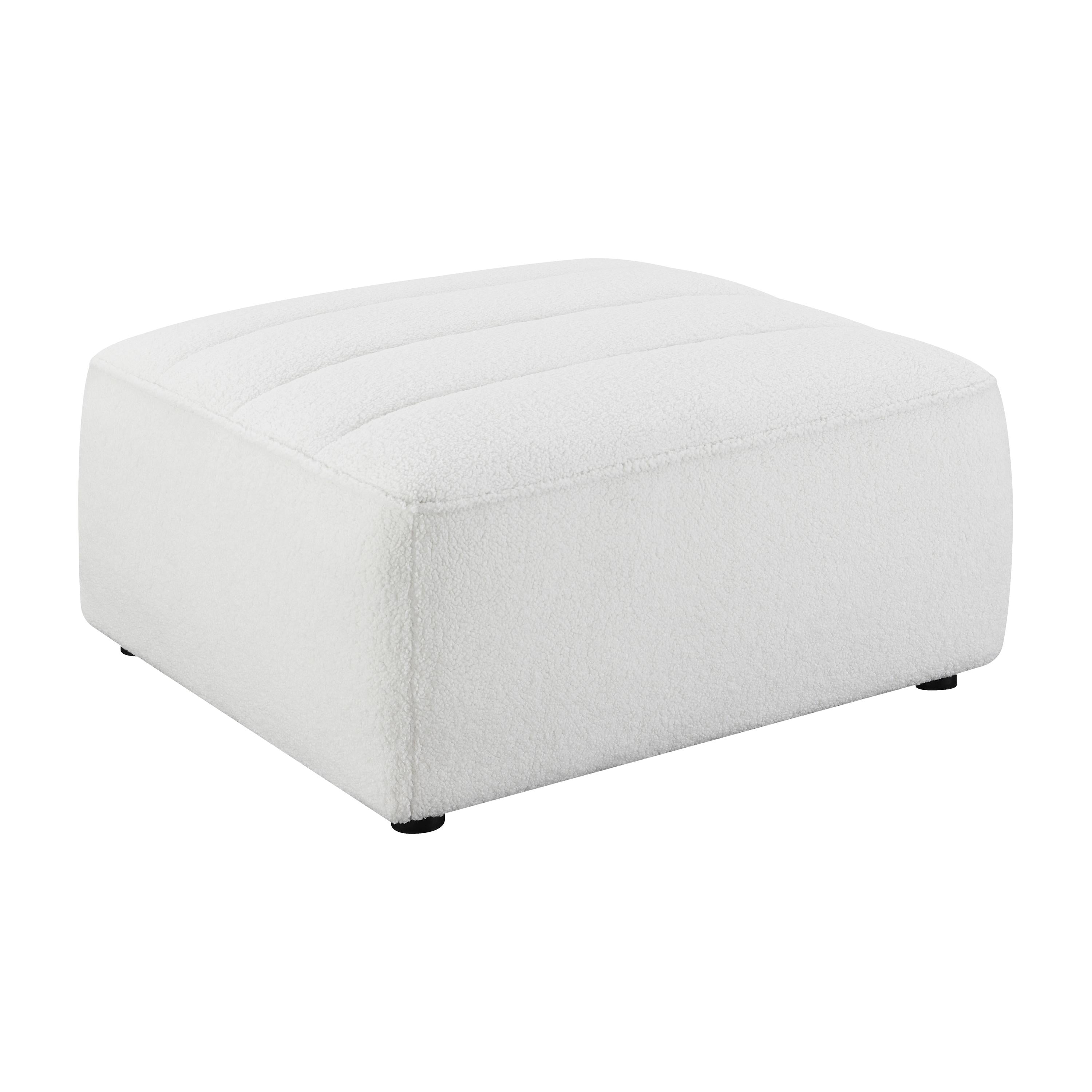 Coaster Furniture Sunny 551623 Square Upholstered Ottoman - Natural - Image 1