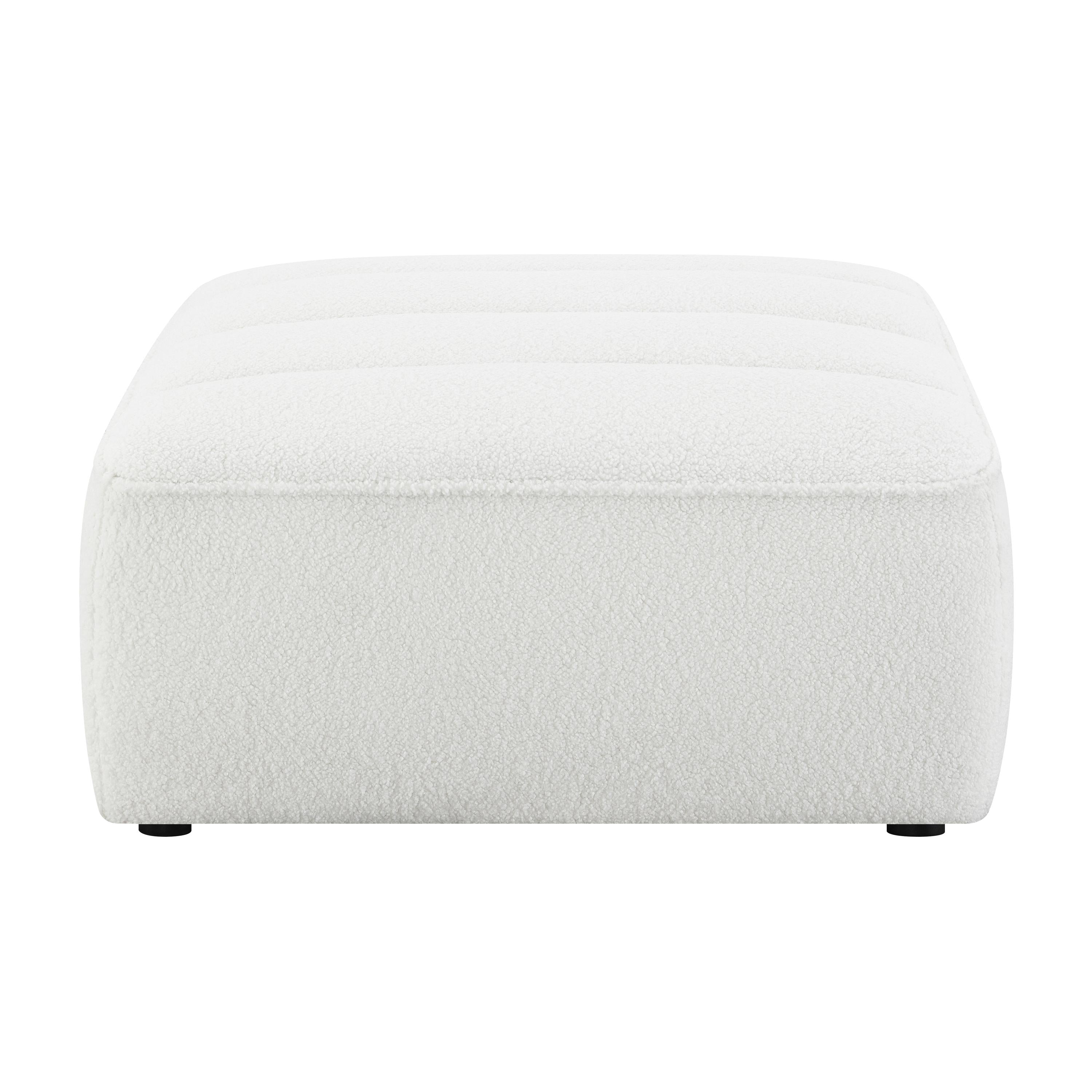 Coaster Furniture Sunny 551623 Square Upholstered Ottoman - Natural - Image 2