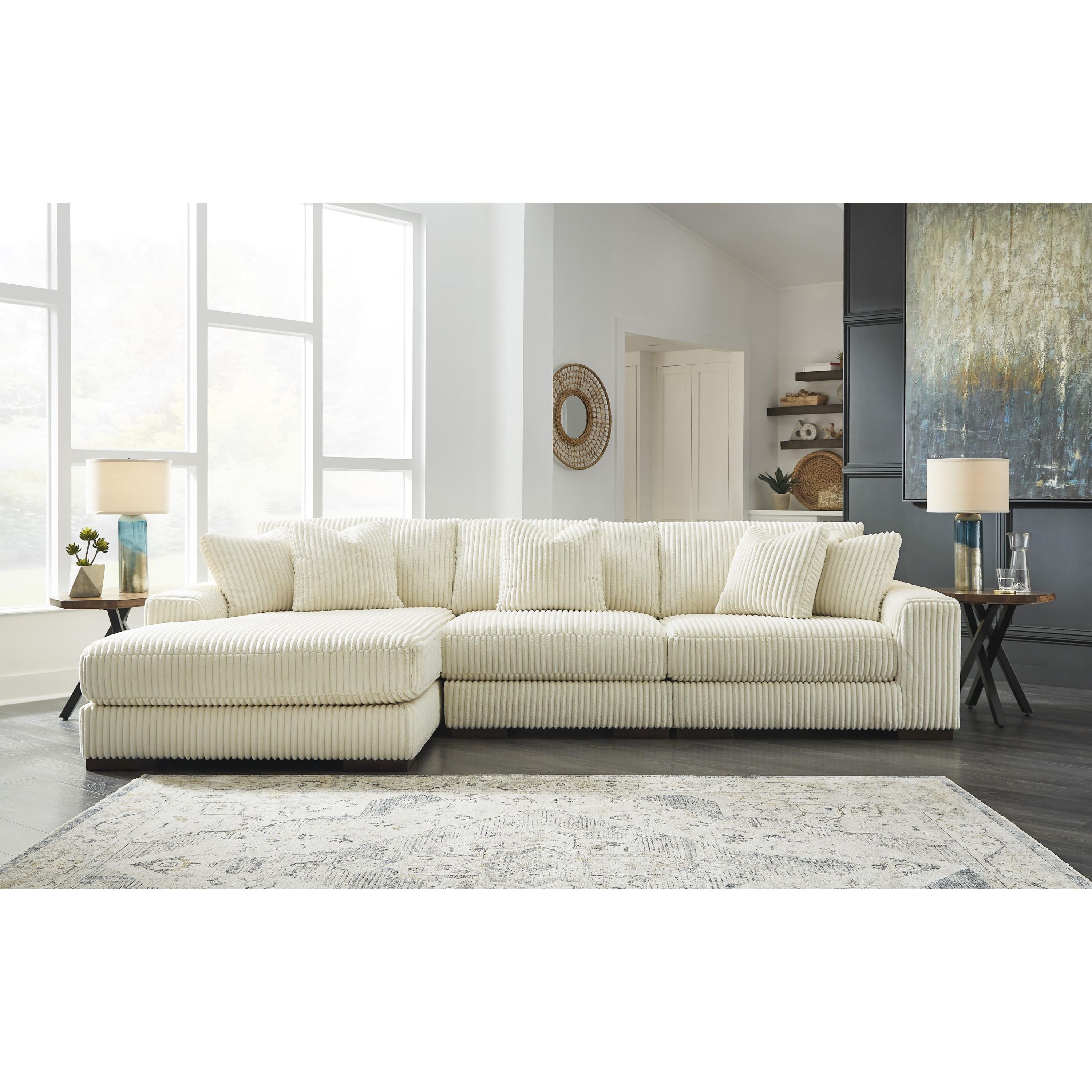 Signature Design by Ashley Lindyn 21104S13 3 pc Sectional with Chaise - Image 2