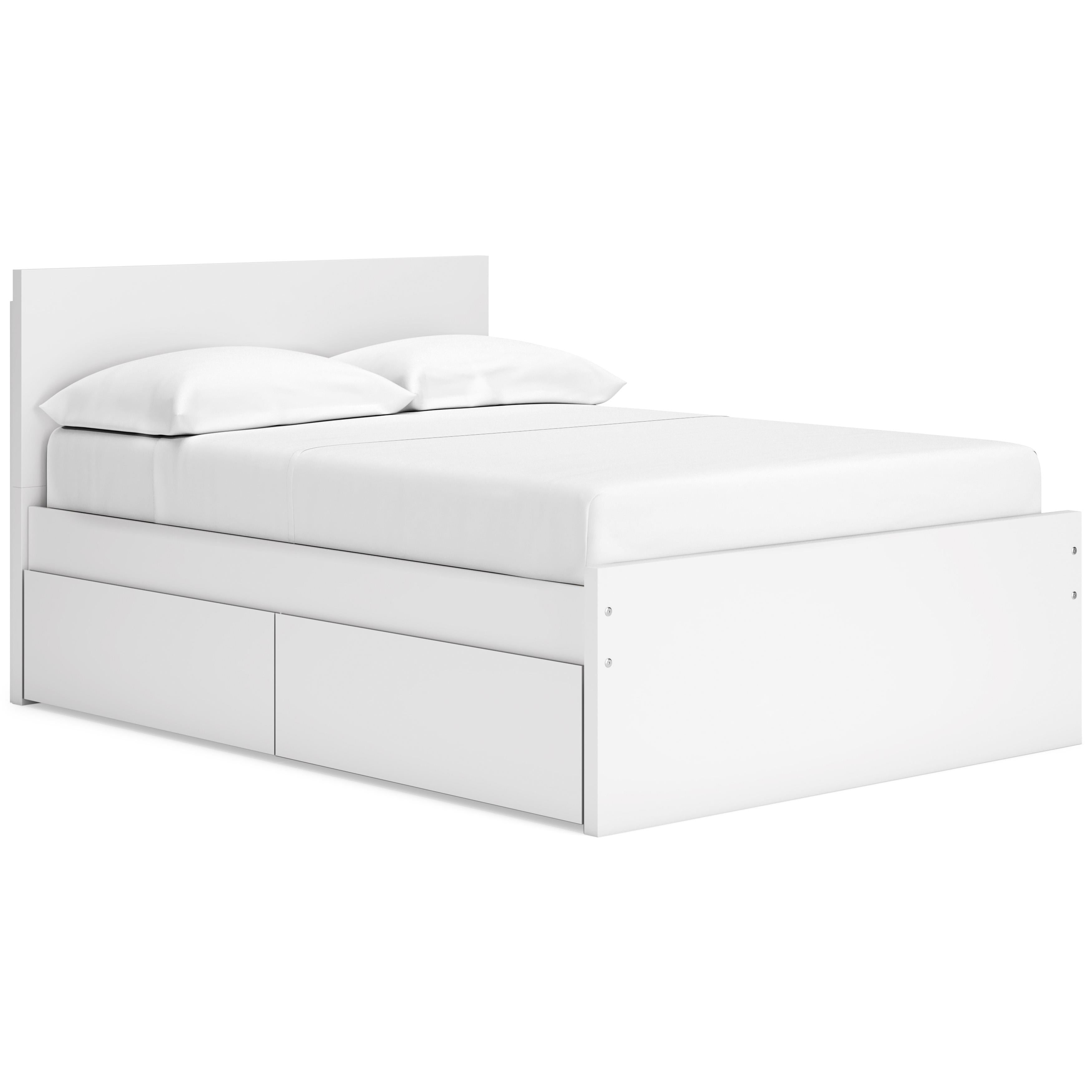 Signature Design by Ashley Onita EB9630B11 Full Panel Platform Bed with 1 Side Storage - Image 1