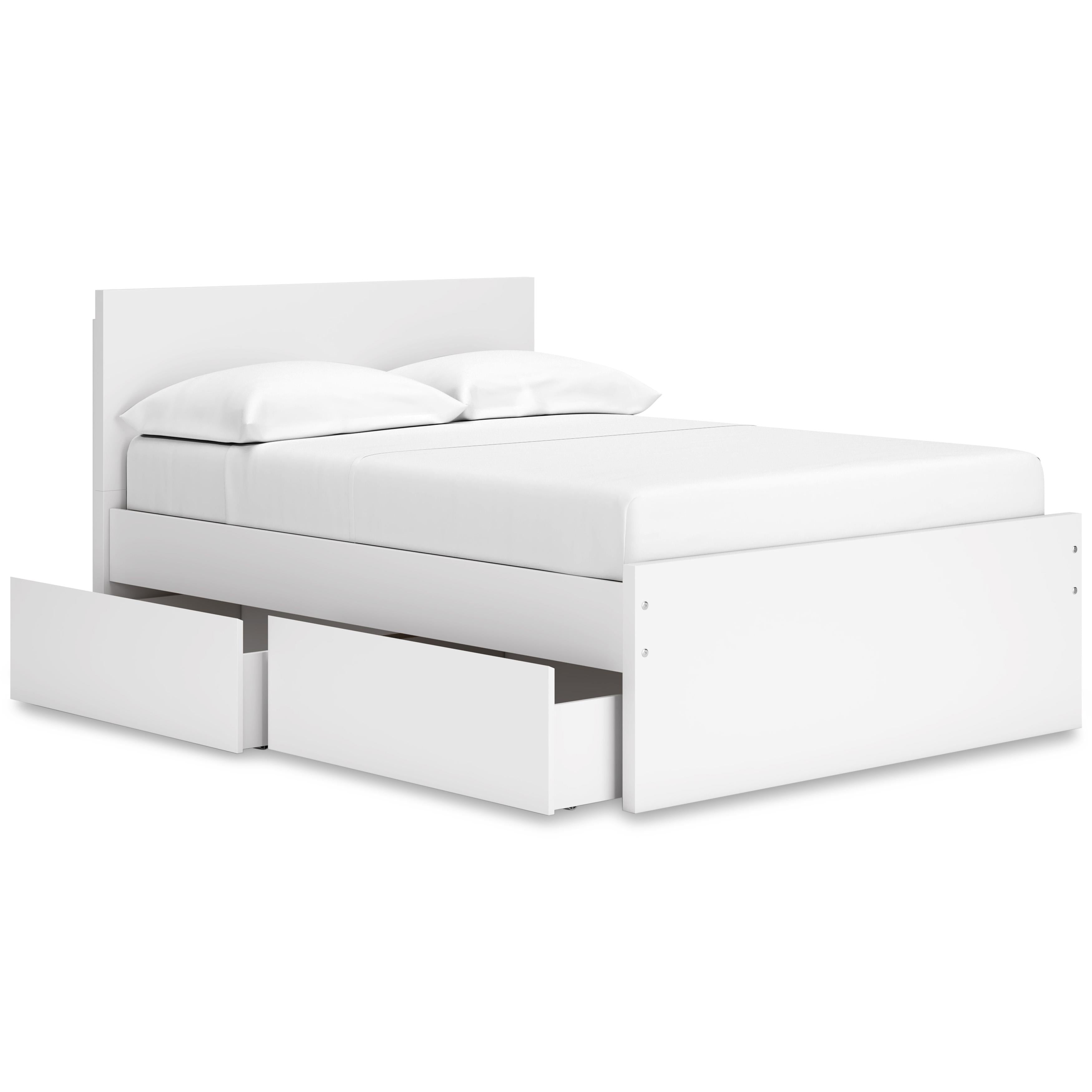 Signature Design by Ashley Onita EB9630B15 Full Panel Platform Bed with 2 Side Storage - Image 2