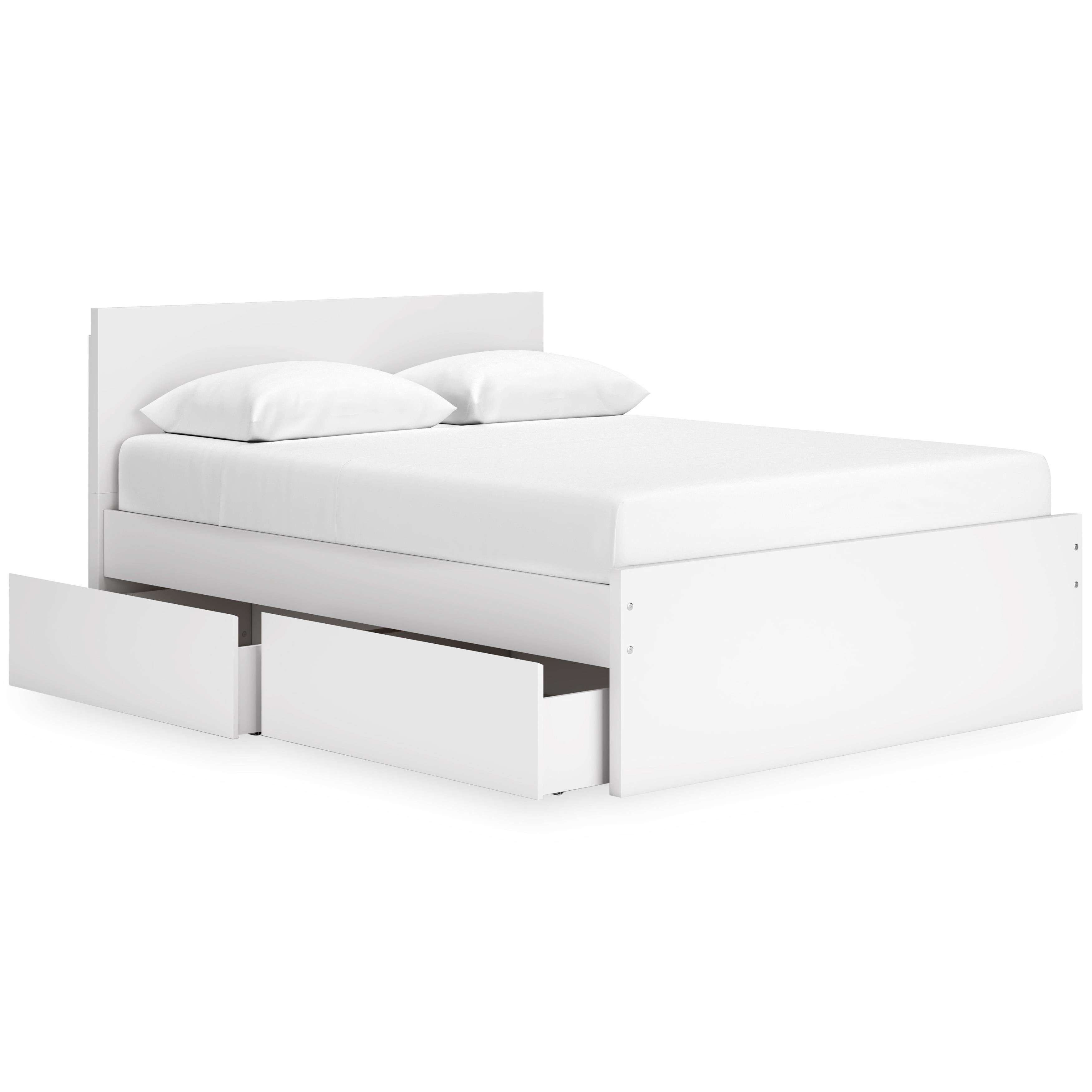 Signature Design by Ashley Onita EB9630B16 Queen Panel Platform Bed with 2 Side Storage - Image 2
