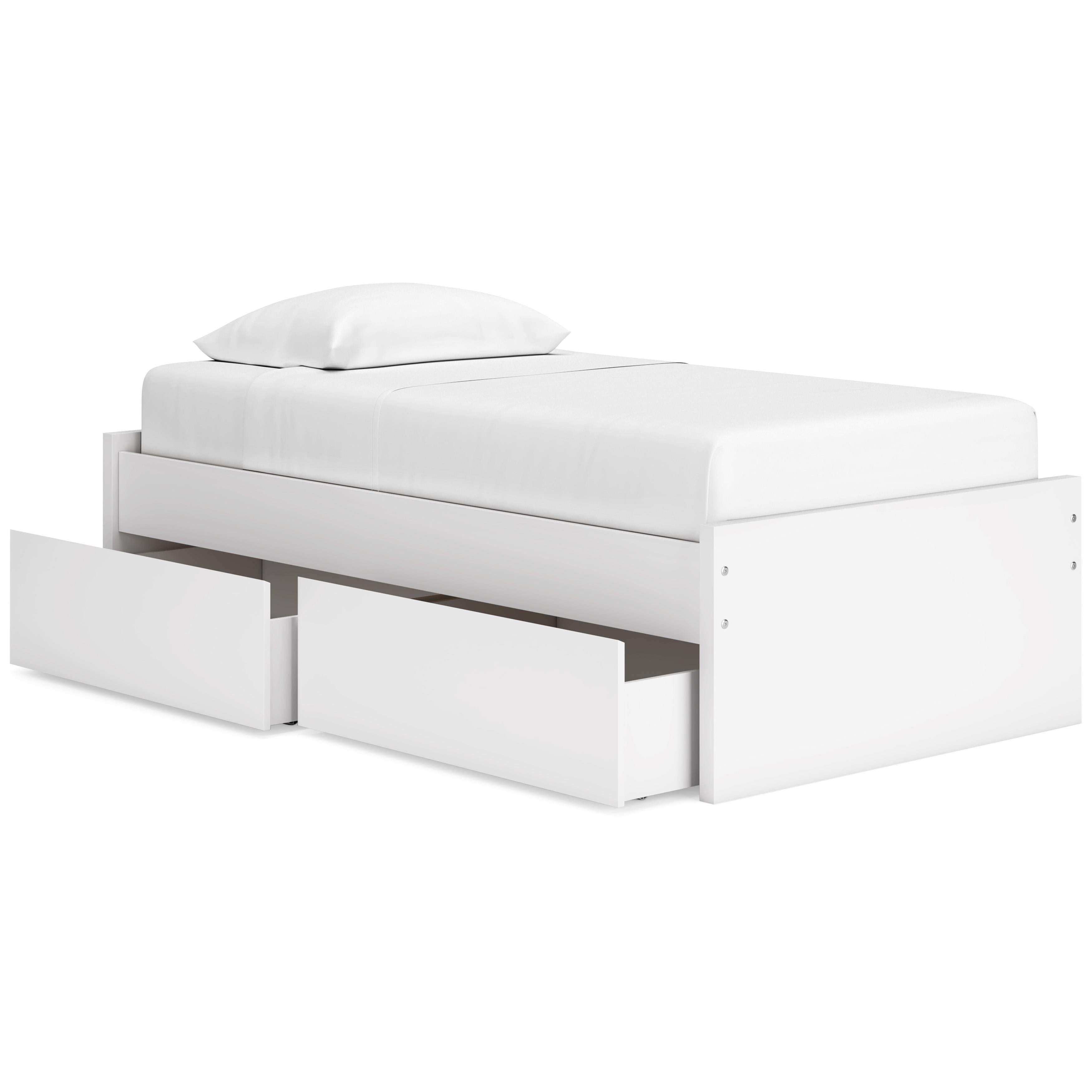 Signature Design by Ashley Onita EB9630B6 Twin Platform Bed with 1 Side Storage - Image 2