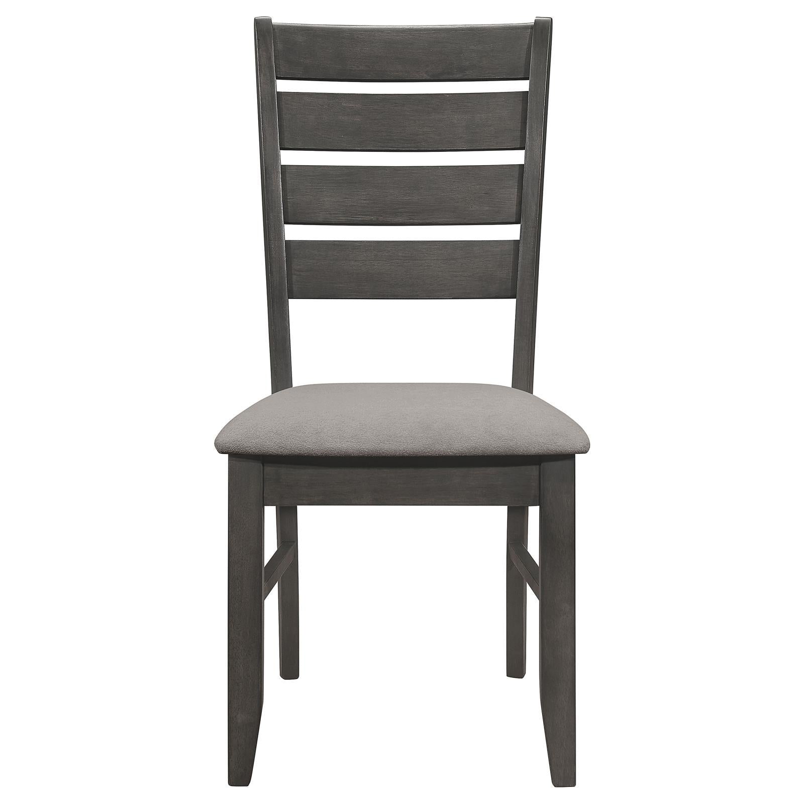 Coaster Furniture Dalila 102722GRY Wood Dining Side Chair - Dark Grey - Image 3