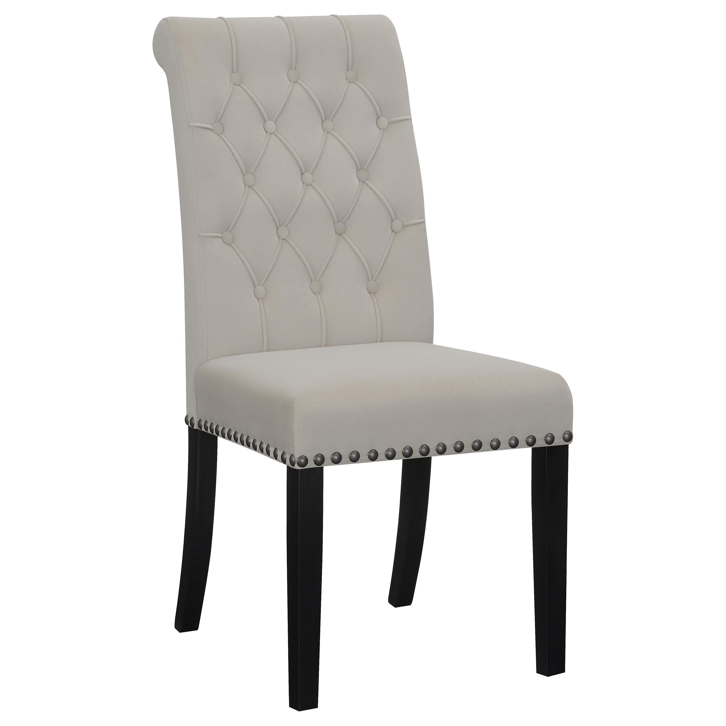 Coaster Furniture Alana 115182 Velvet Upholstered Dining Side Chair - Sand - Image 1