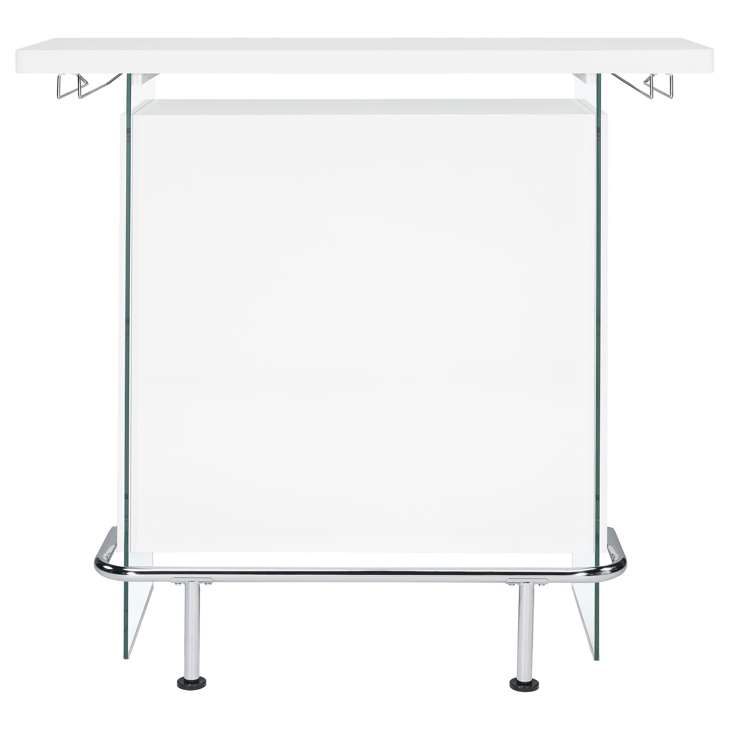 Coaster Furniture Acosta 182632 Freestanding Home Bar Wine Cabinet - White High Gloss - Image 2