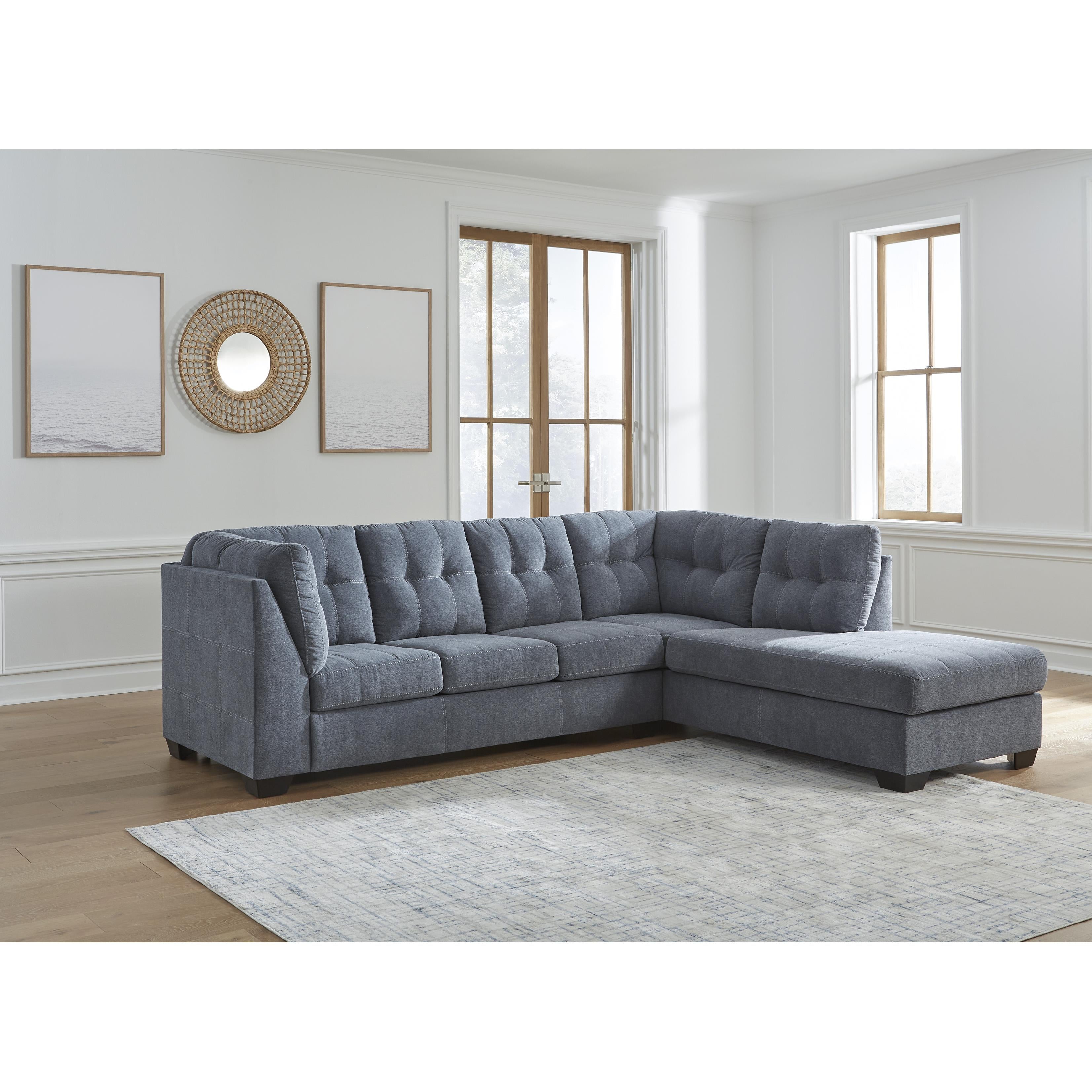 Signature Design by Ashley Marleton 55303S2 2 pc Sectional with Chaise - Image 3