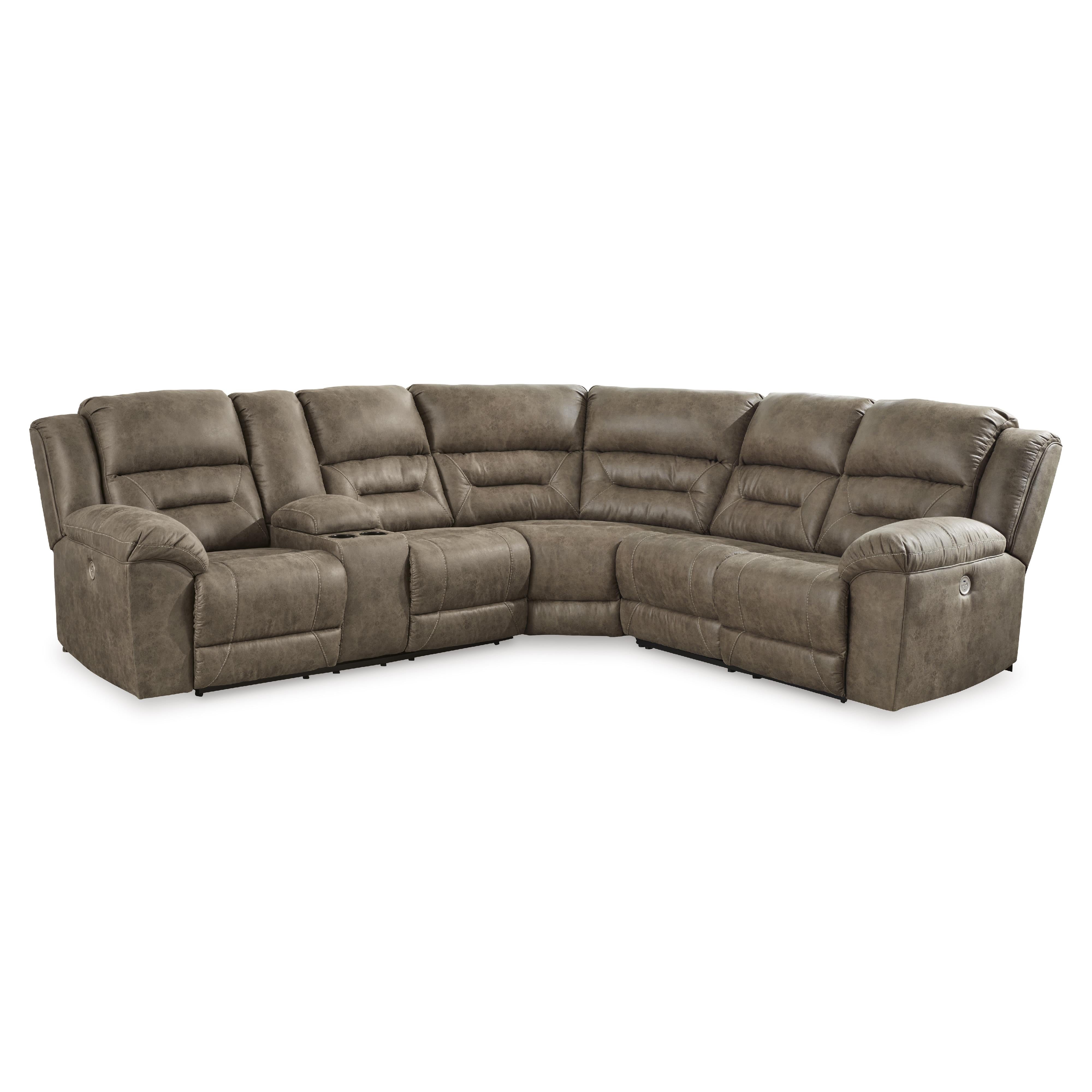 Signature Design by Ashley Ravenel 83106S1 3 pc Power Reclining Sectional - Image 1