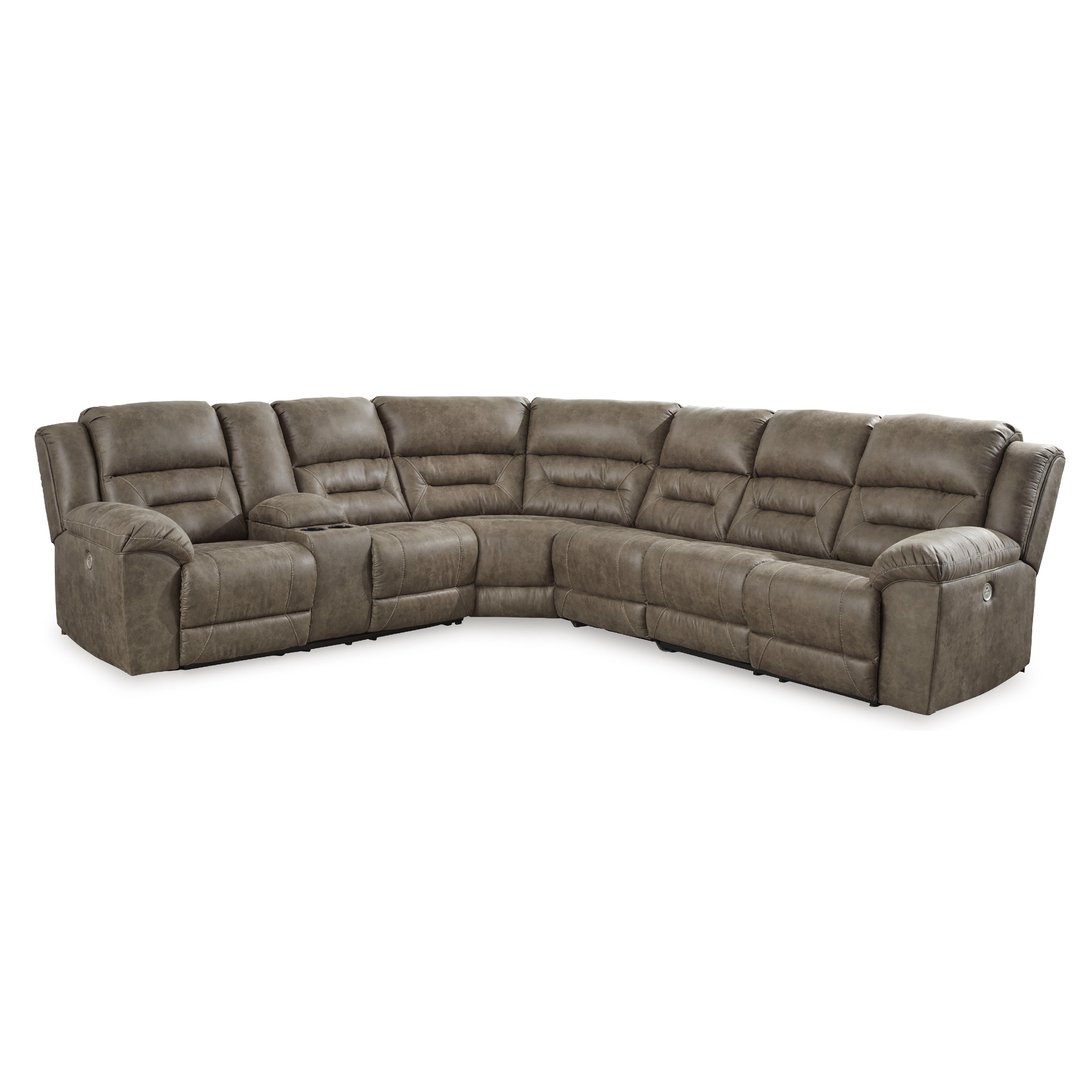 Signature Design by Ashley Ravenel 83106S3 4 pc Power Reclining Sectional - Image 1