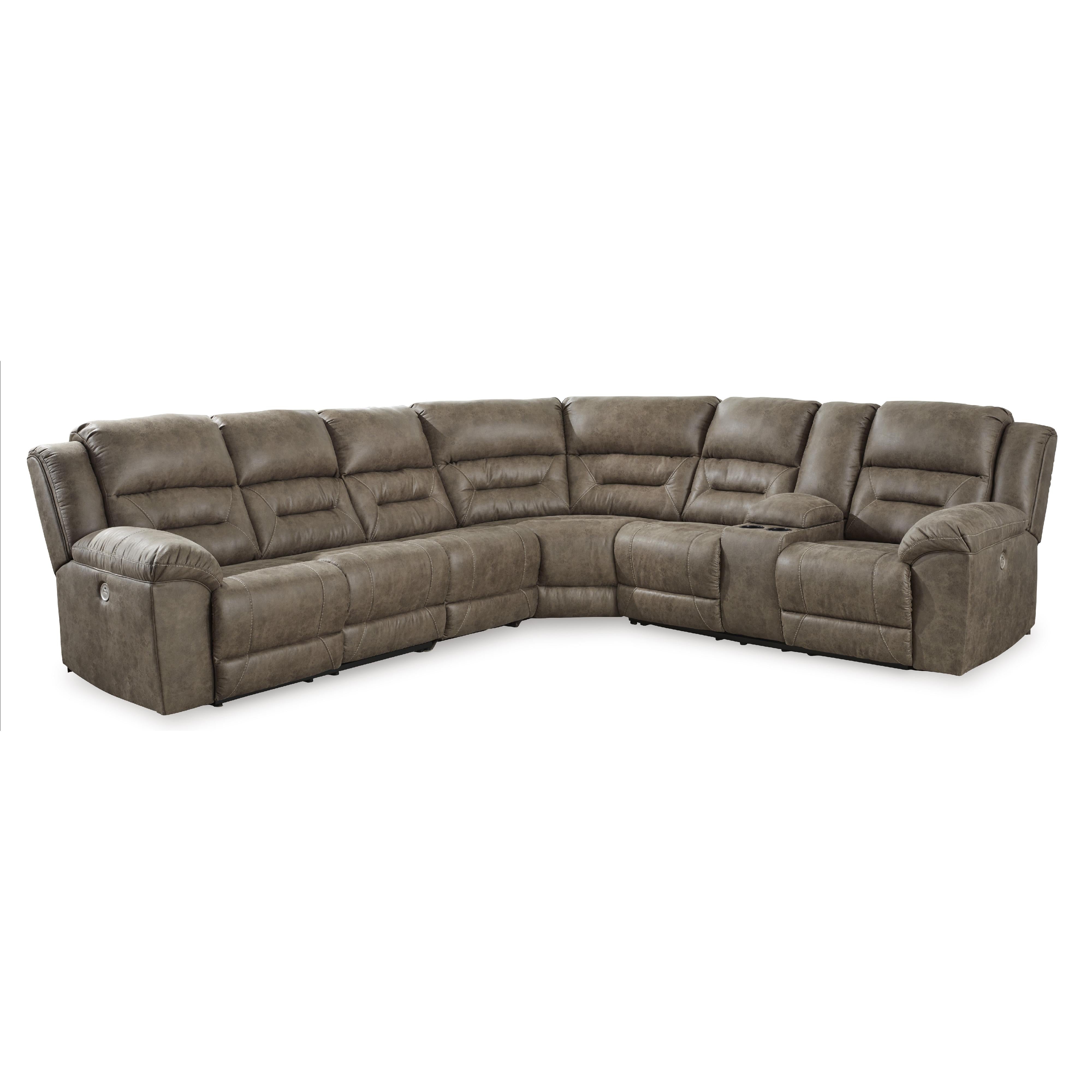Signature Design by Ashley Ravenel 83106S4 4 pc Power Reclining Sectional - Image 1