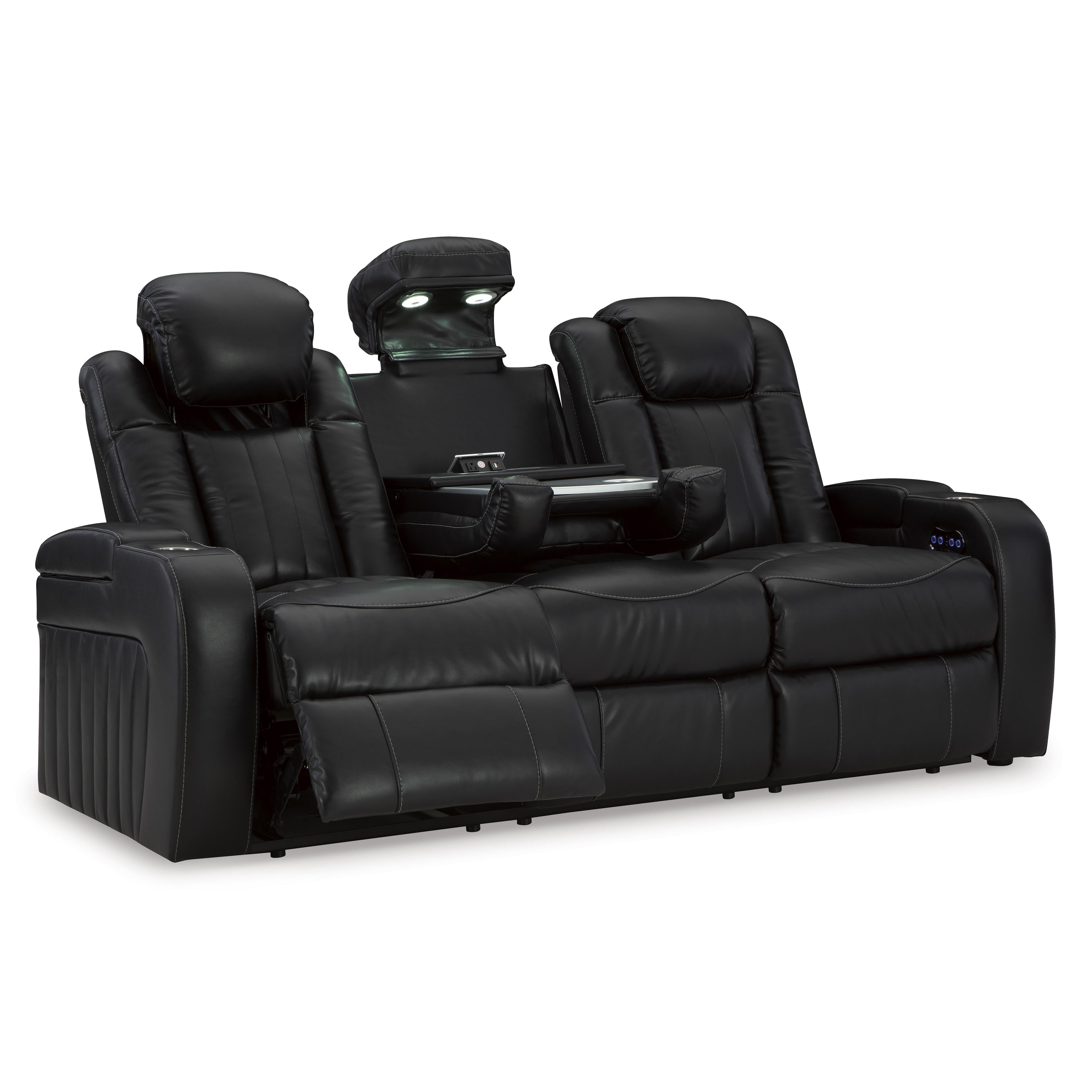 Signature Design by Ashley Caveman Den 9070315 Power Reclining Sofa with Adjustable Headrest - Image 2