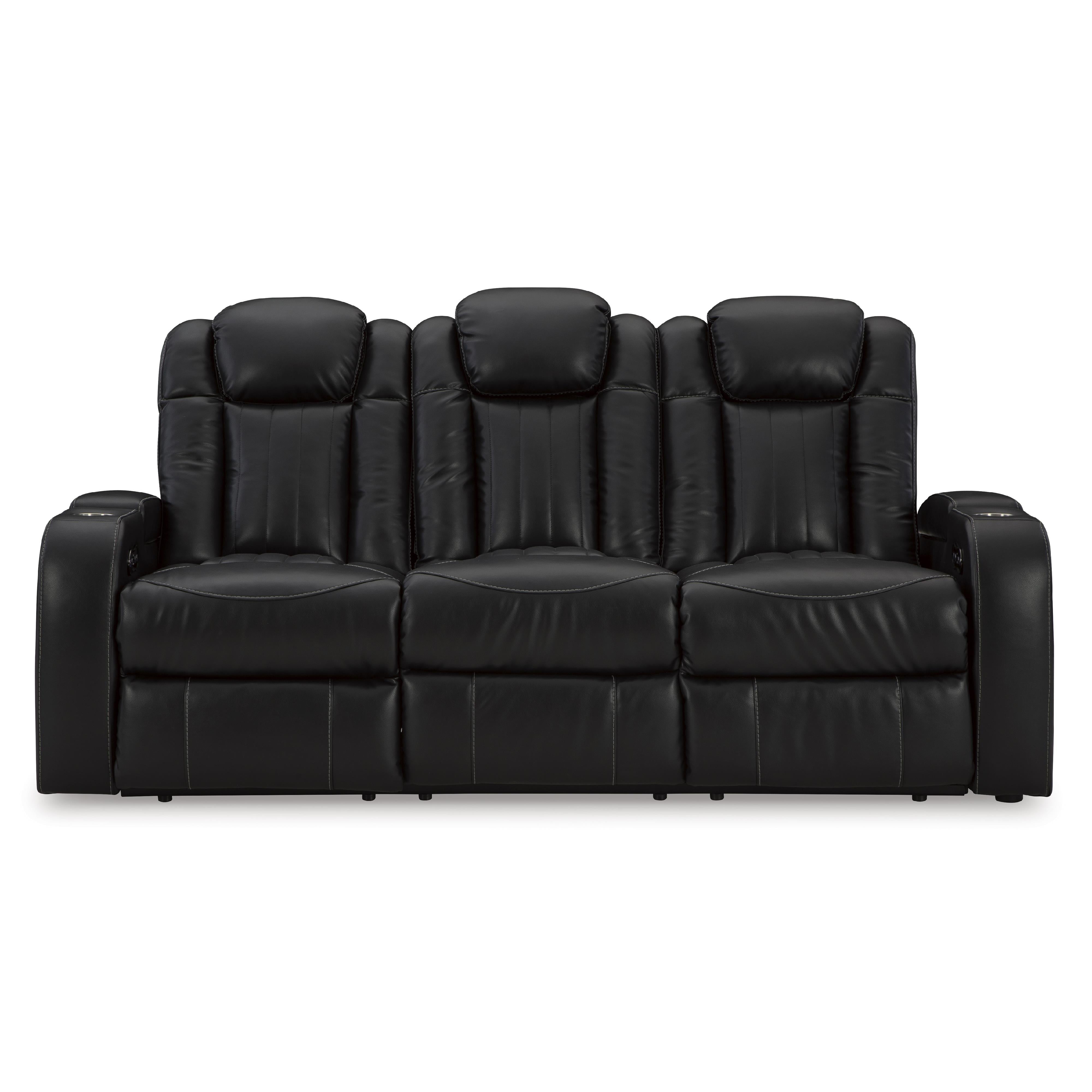 Signature Design by Ashley Caveman Den 9070315 Power Reclining Sofa with Adjustable Headrest - Image 3