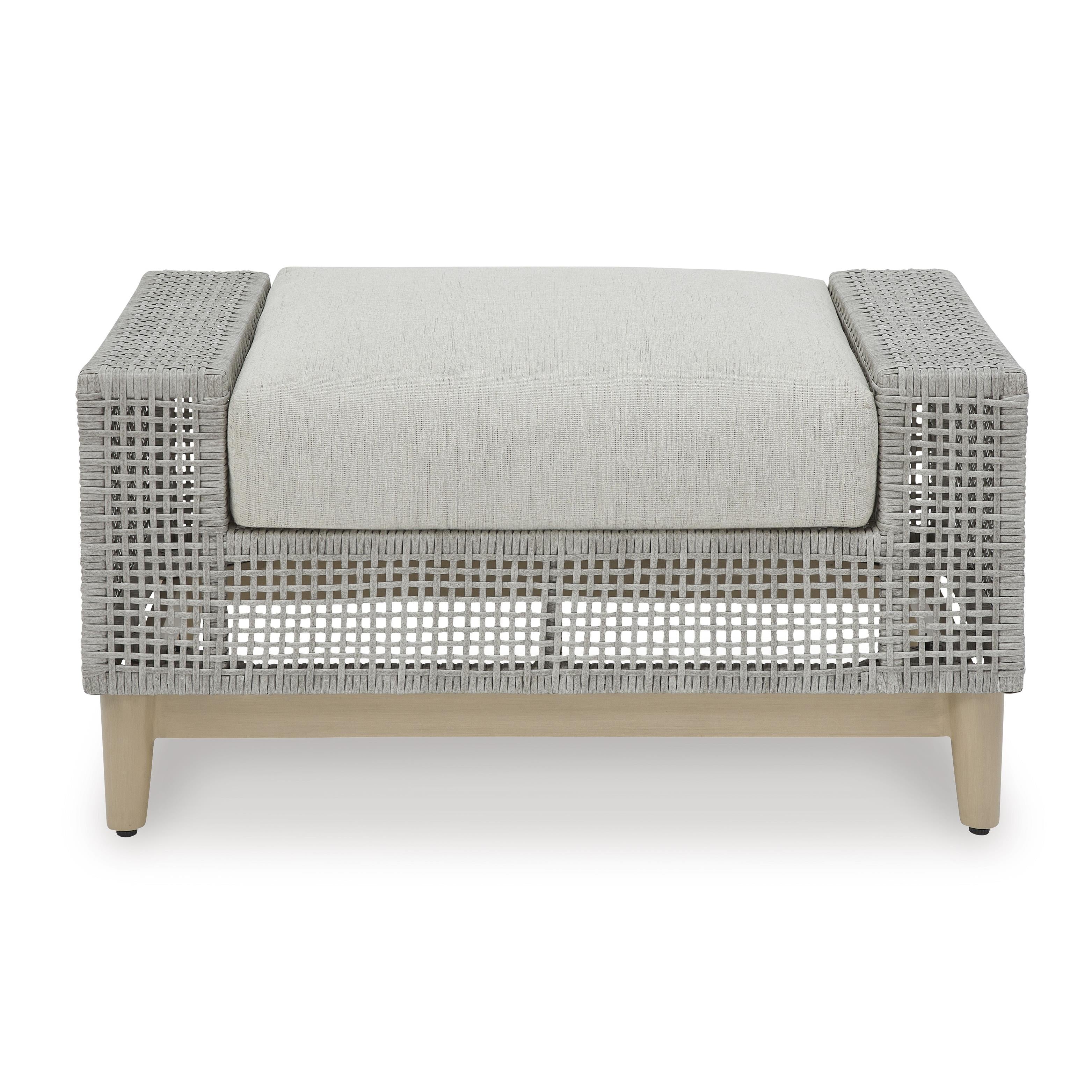 Signature Design by Ashley Seton Creek P798-814 Ottoman with Cushion - Image 2