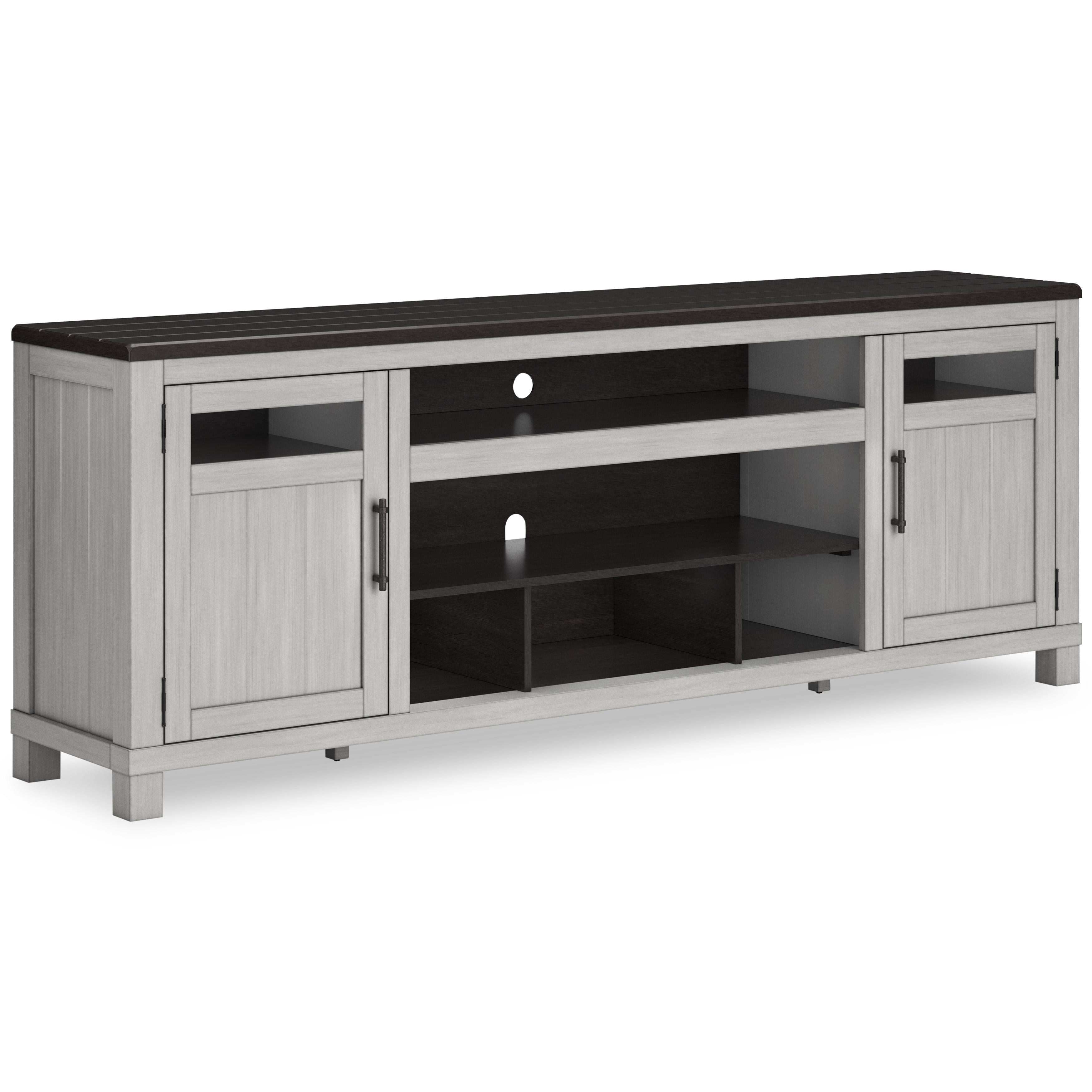 Signature Design by Ashley Darborn W796-68 XL TV Stand with Fireplace Option - Image 1