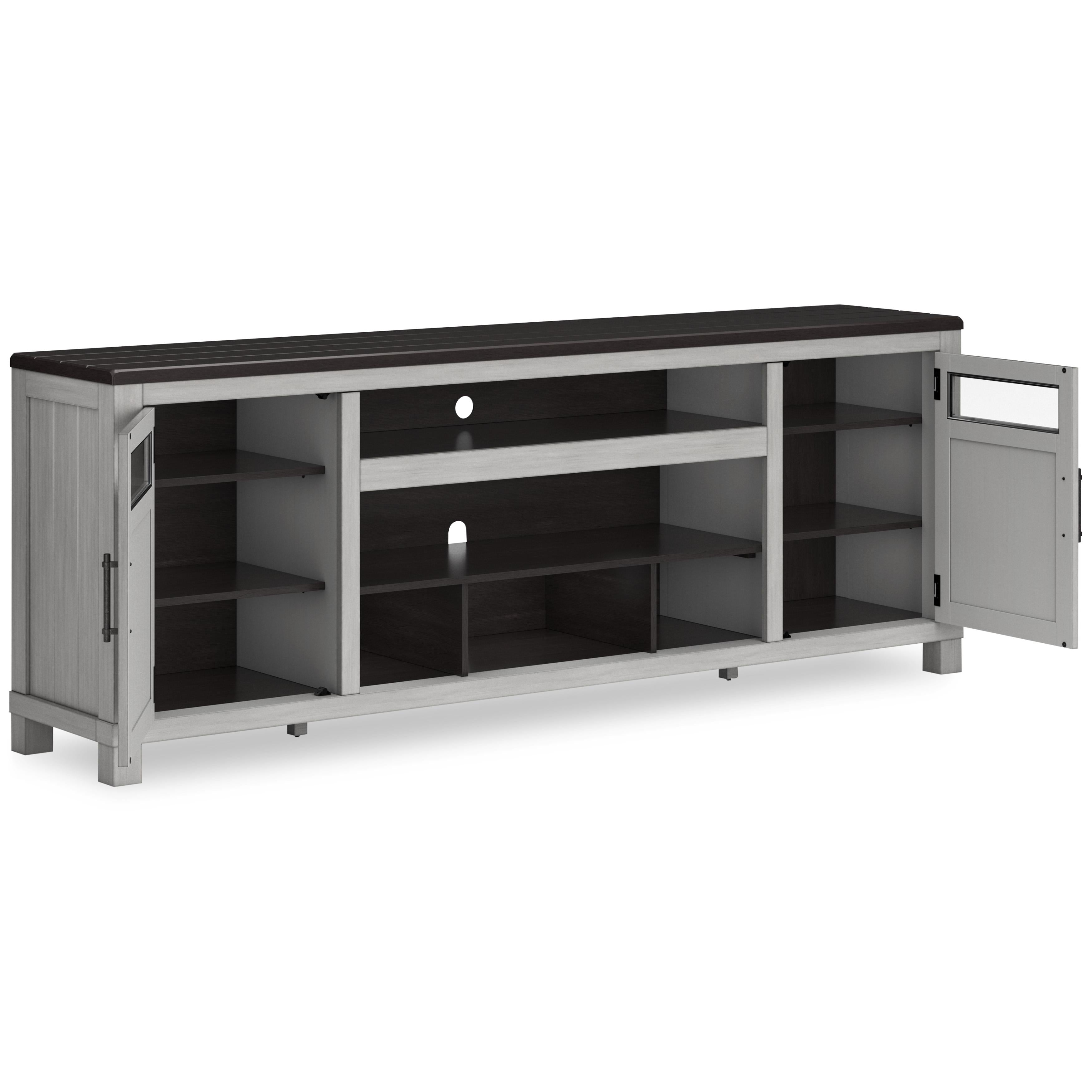 Signature Design by Ashley Darborn W796-68 XL TV Stand with Fireplace Option - Image 2