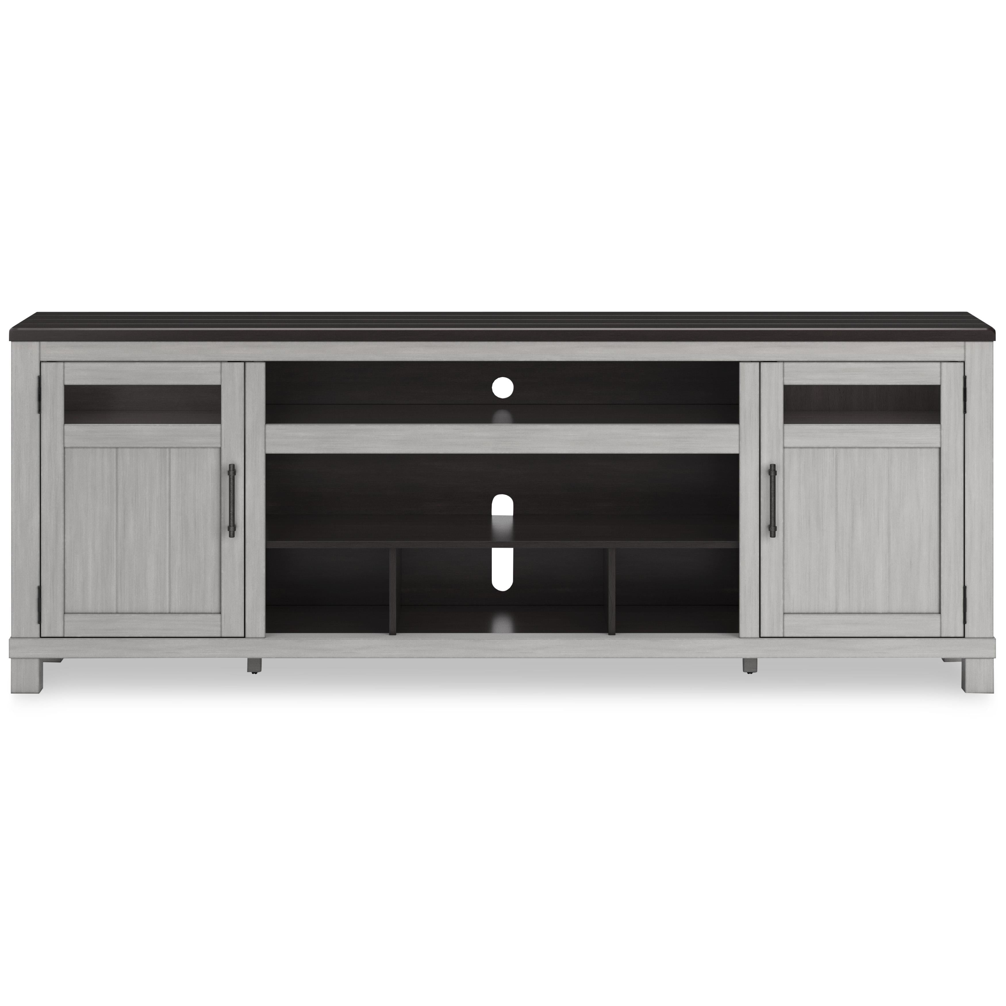Signature Design by Ashley Darborn W796-68 XL TV Stand with Fireplace Option - Image 3