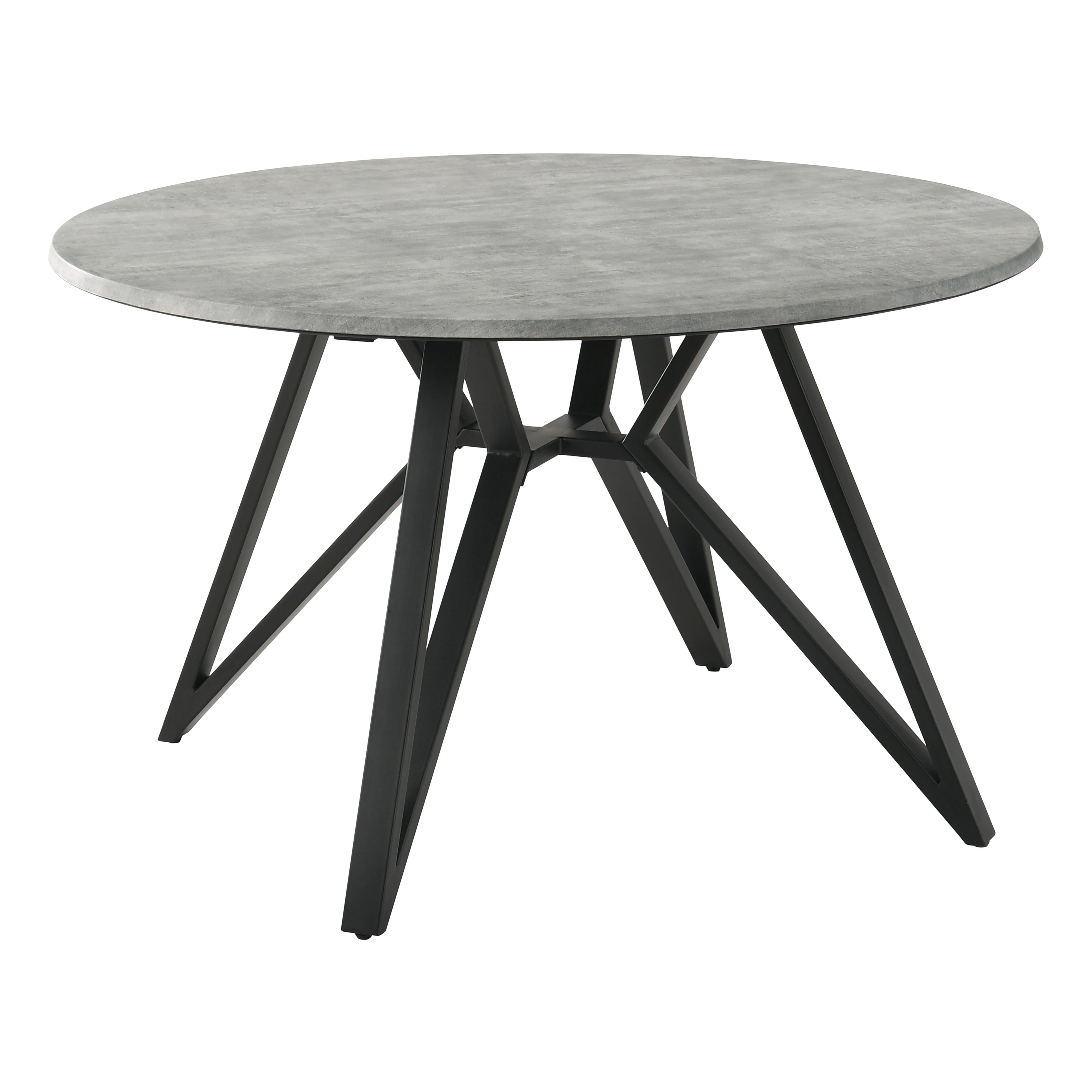 Coaster Furniture Neil 193801 Round 50-inch SmartTop Dining Table - Gunmetal - Image 1