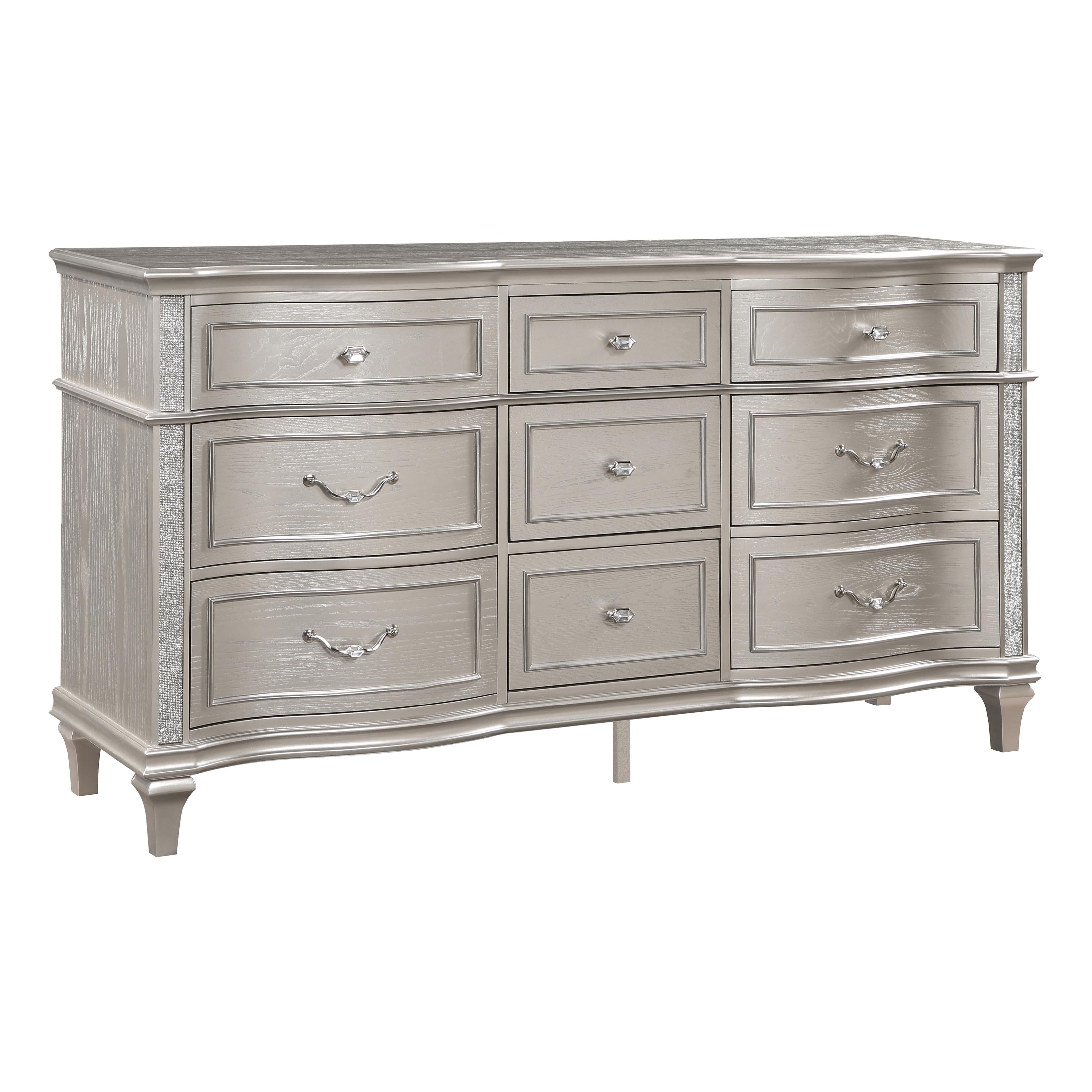 Coaster Furniture Evangeline 223393 9-Drawer Dresser - Silver Oak - Image 1