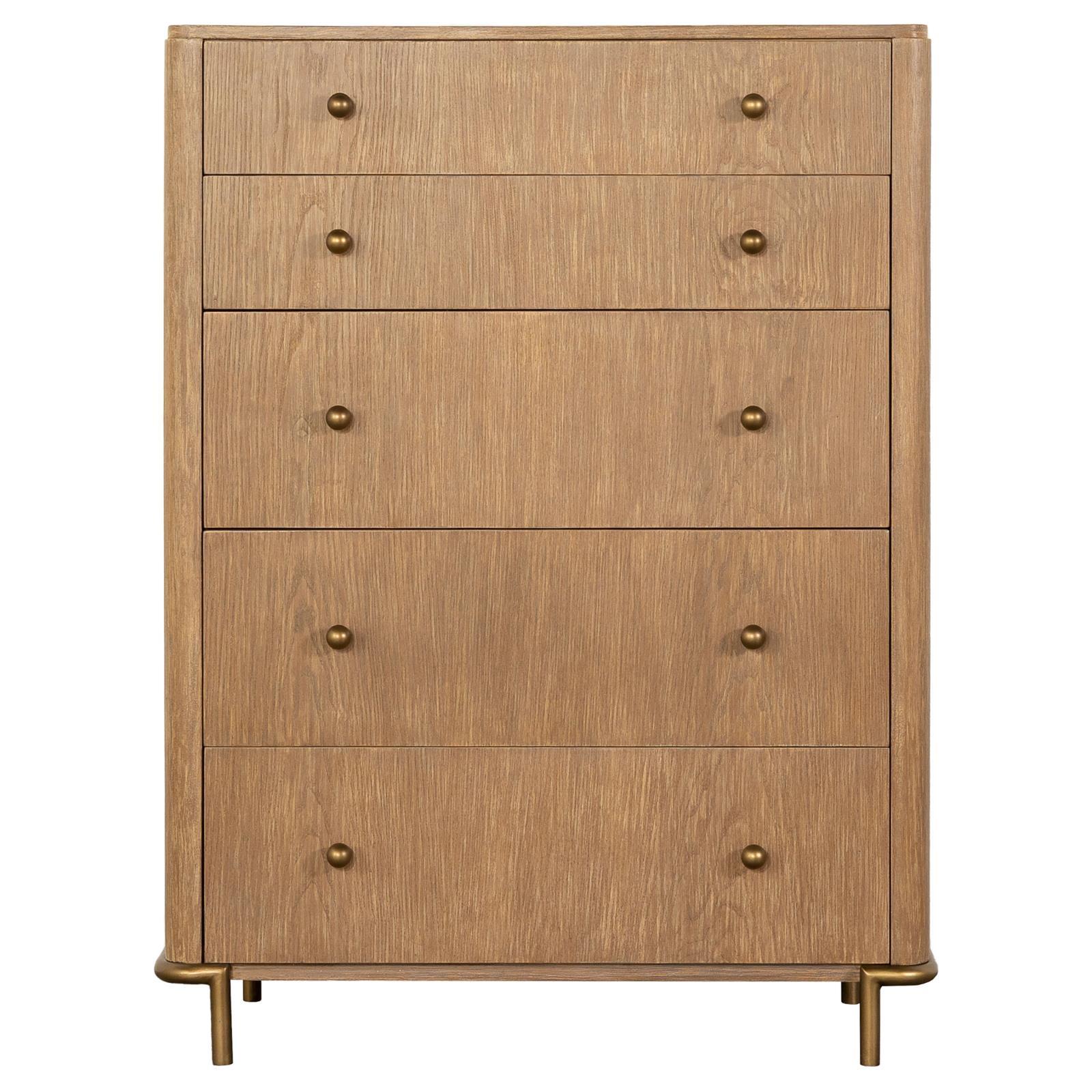 Coaster Furniture Arini 224305 5-Drawer Bedroom Chest - Sand Wash - Image 3