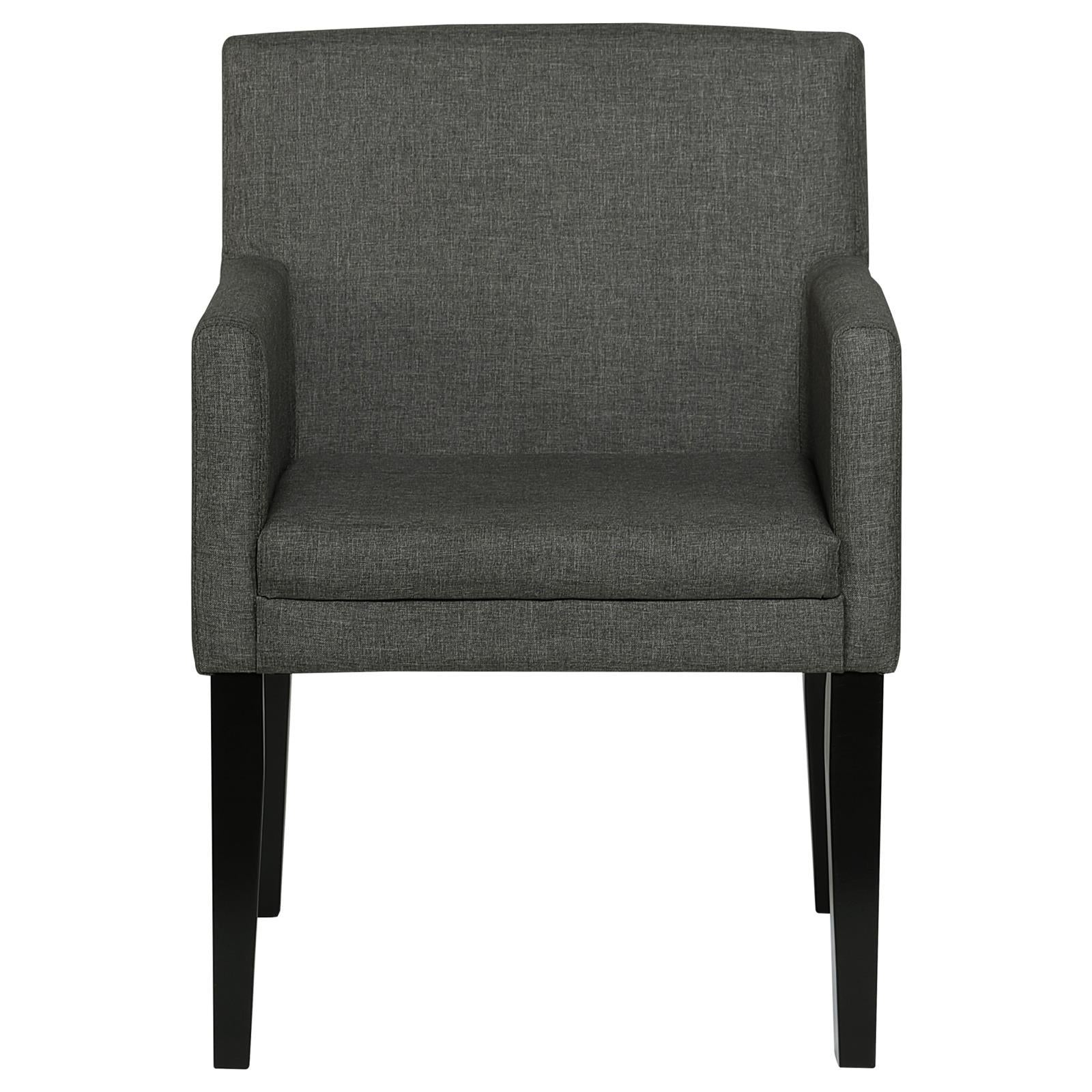 Coaster Furniture Catherine 106252 Upholstered Dining Arm Chair - Grey - Image 3