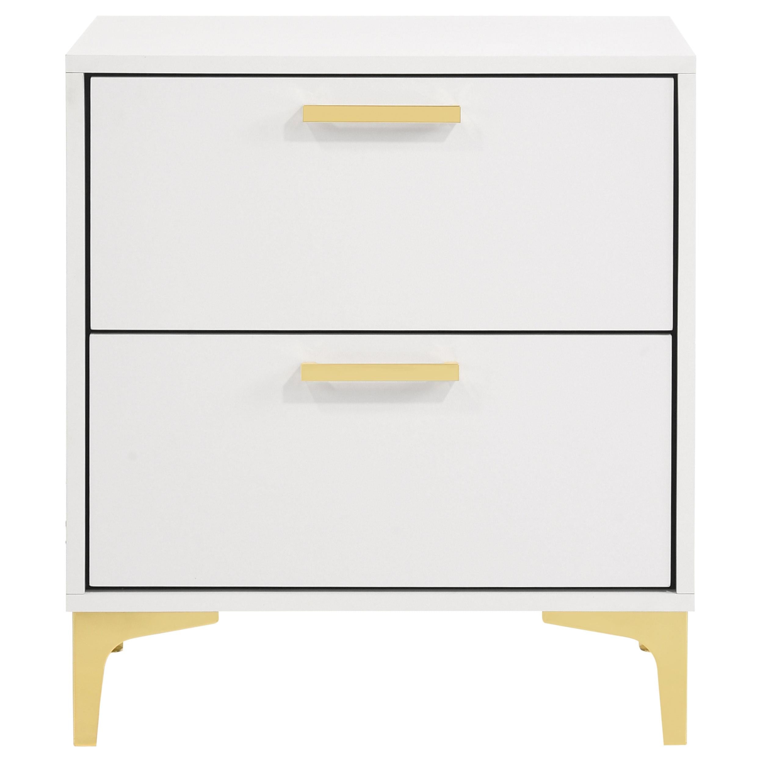 Coaster Furniture Kendall 224402 2-Drawer Nightstand - White - Image 2