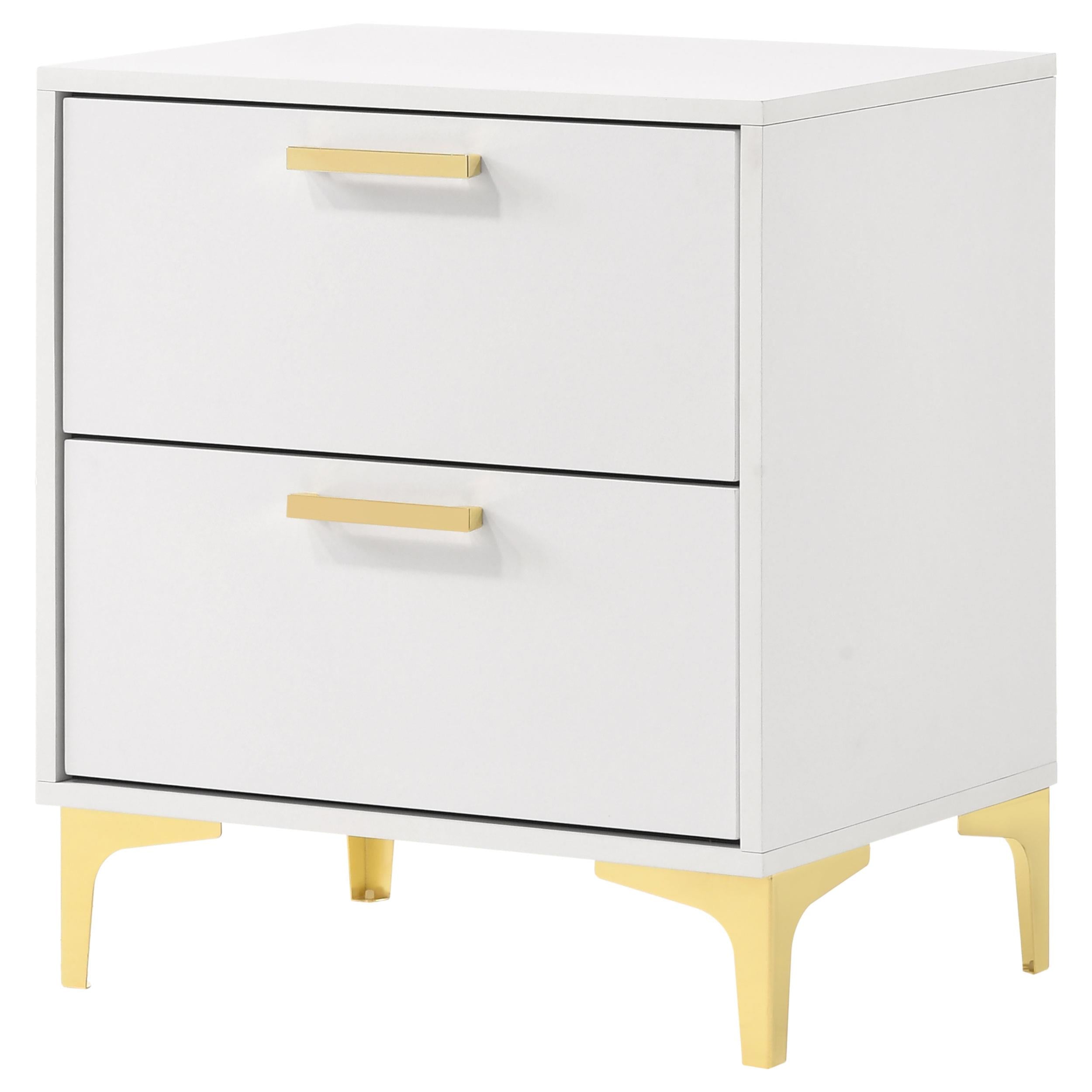 Coaster Furniture Kendall 224402 2-Drawer Nightstand - White - Image 3