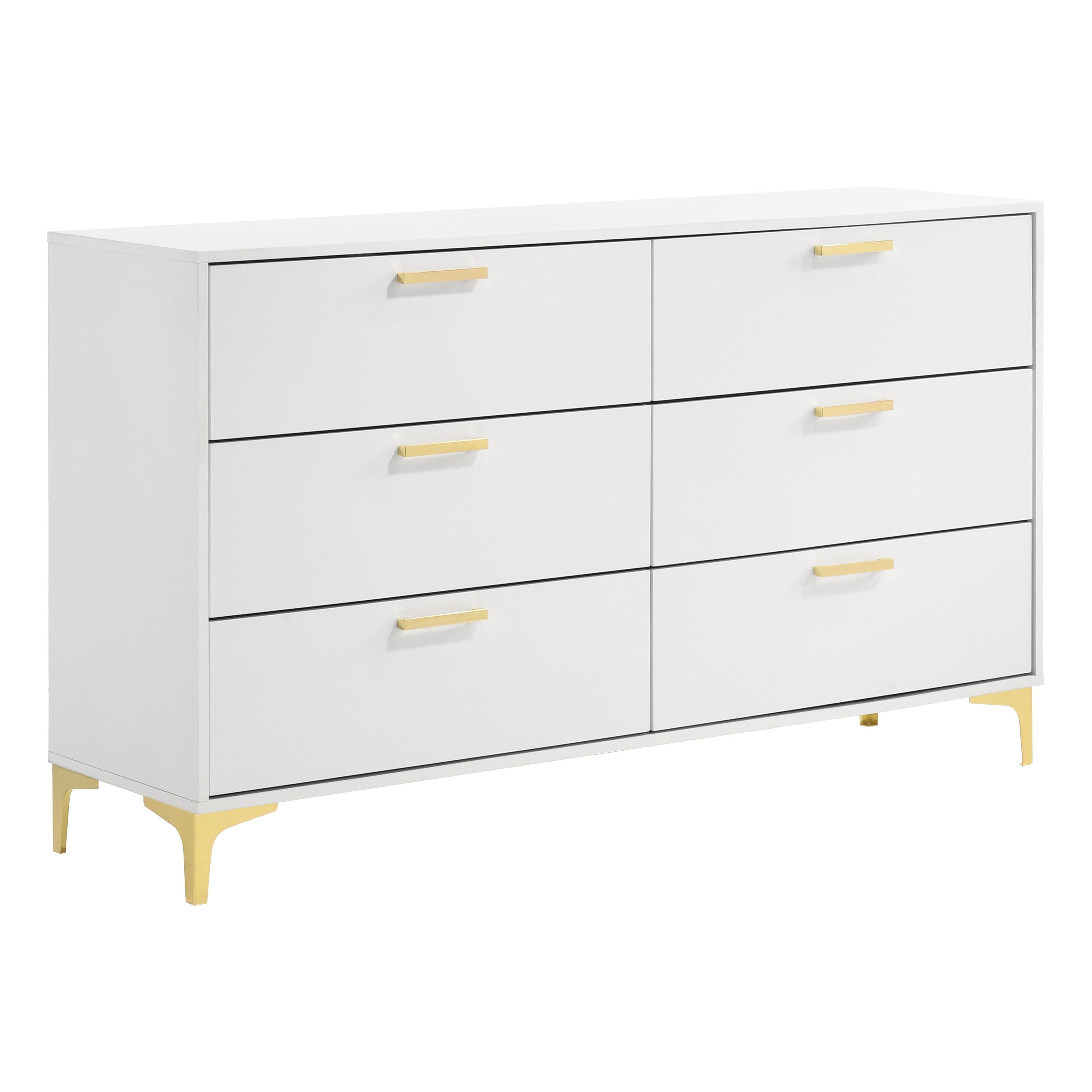 Coaster Furniture Kendall 224403 6-Drawer Dresser - White - Image 1