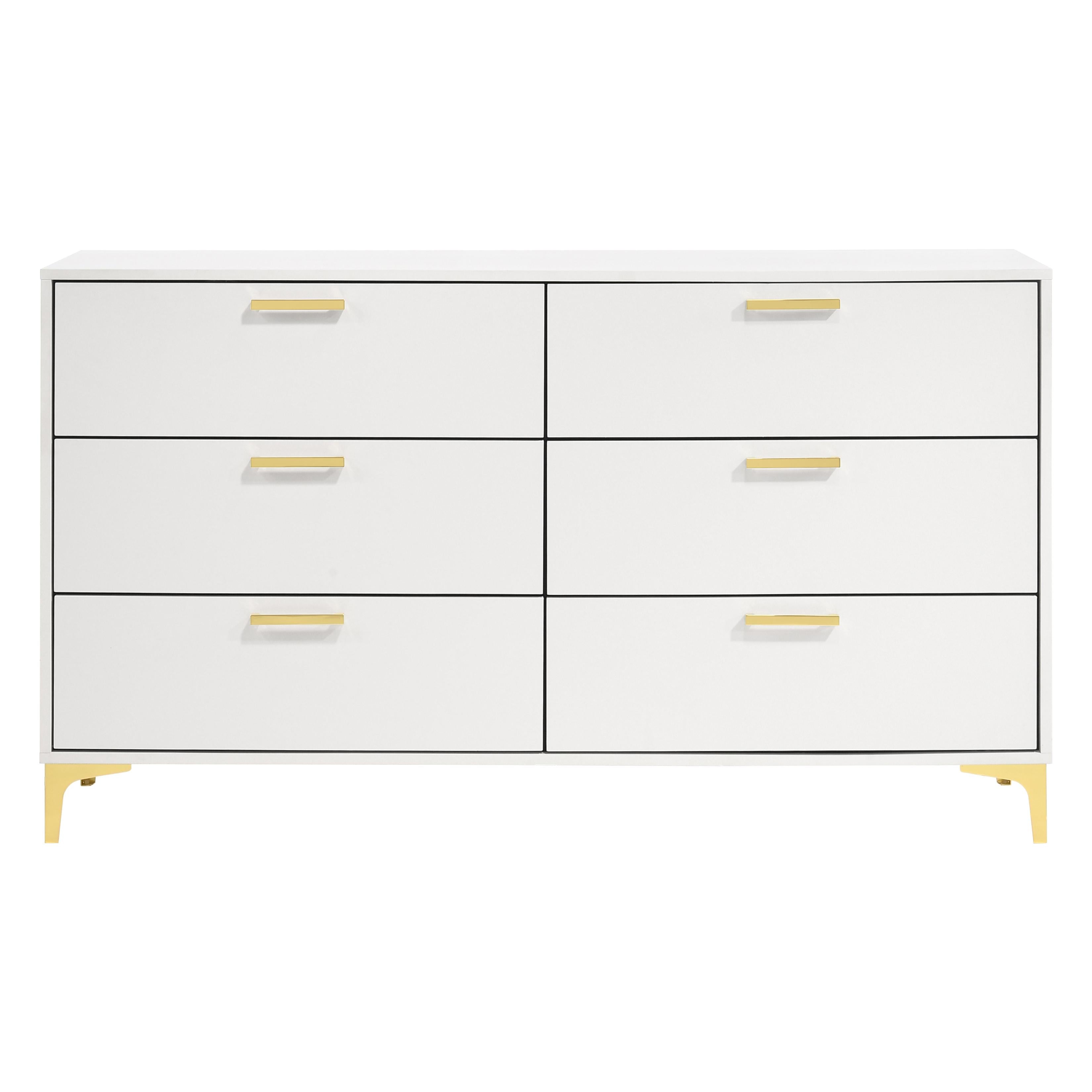 Coaster Furniture Kendall 224403 6-Drawer Dresser - White - Image 3