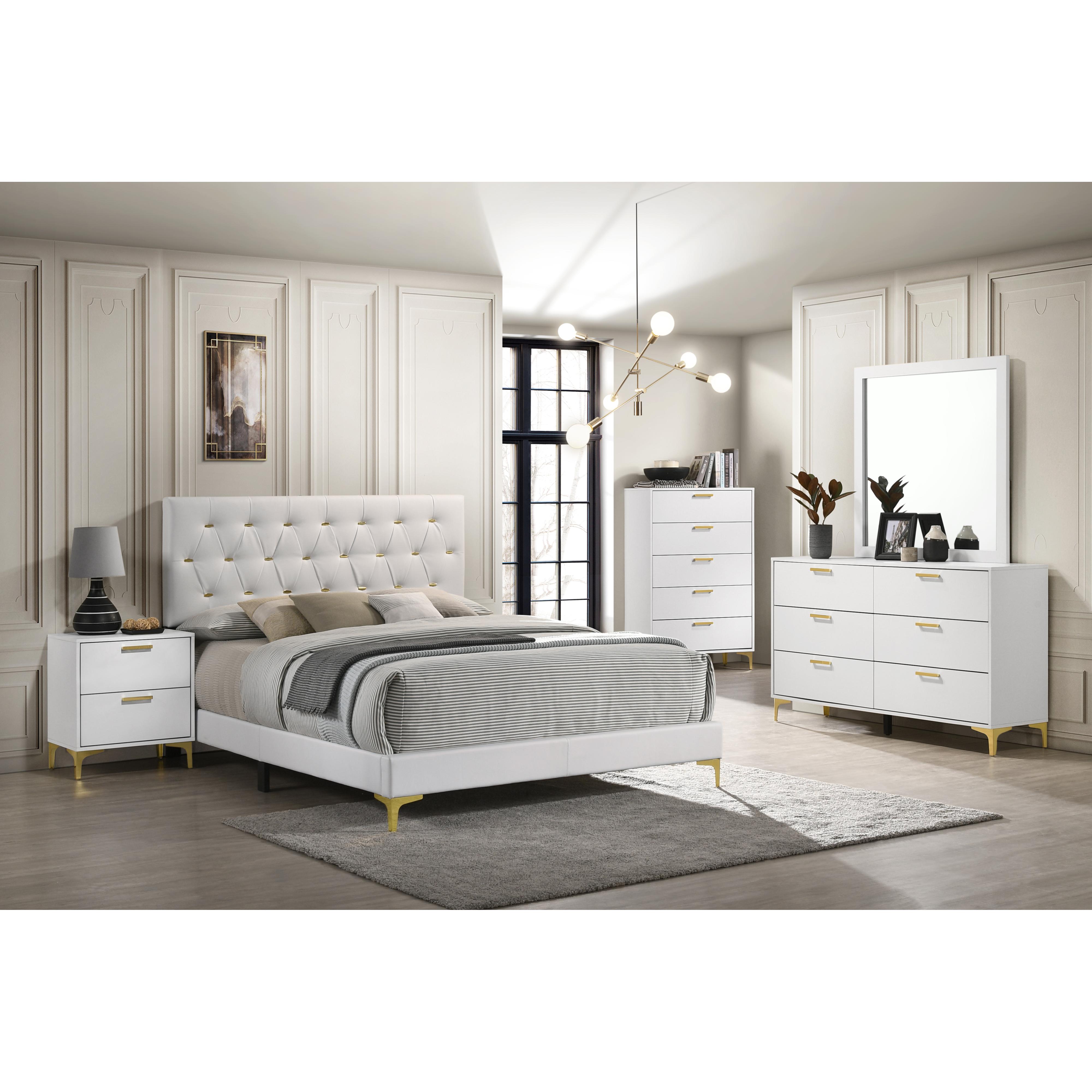 Coaster Furniture Kendall 224405 5-Drawer Bedroom Chest - White - Image 2