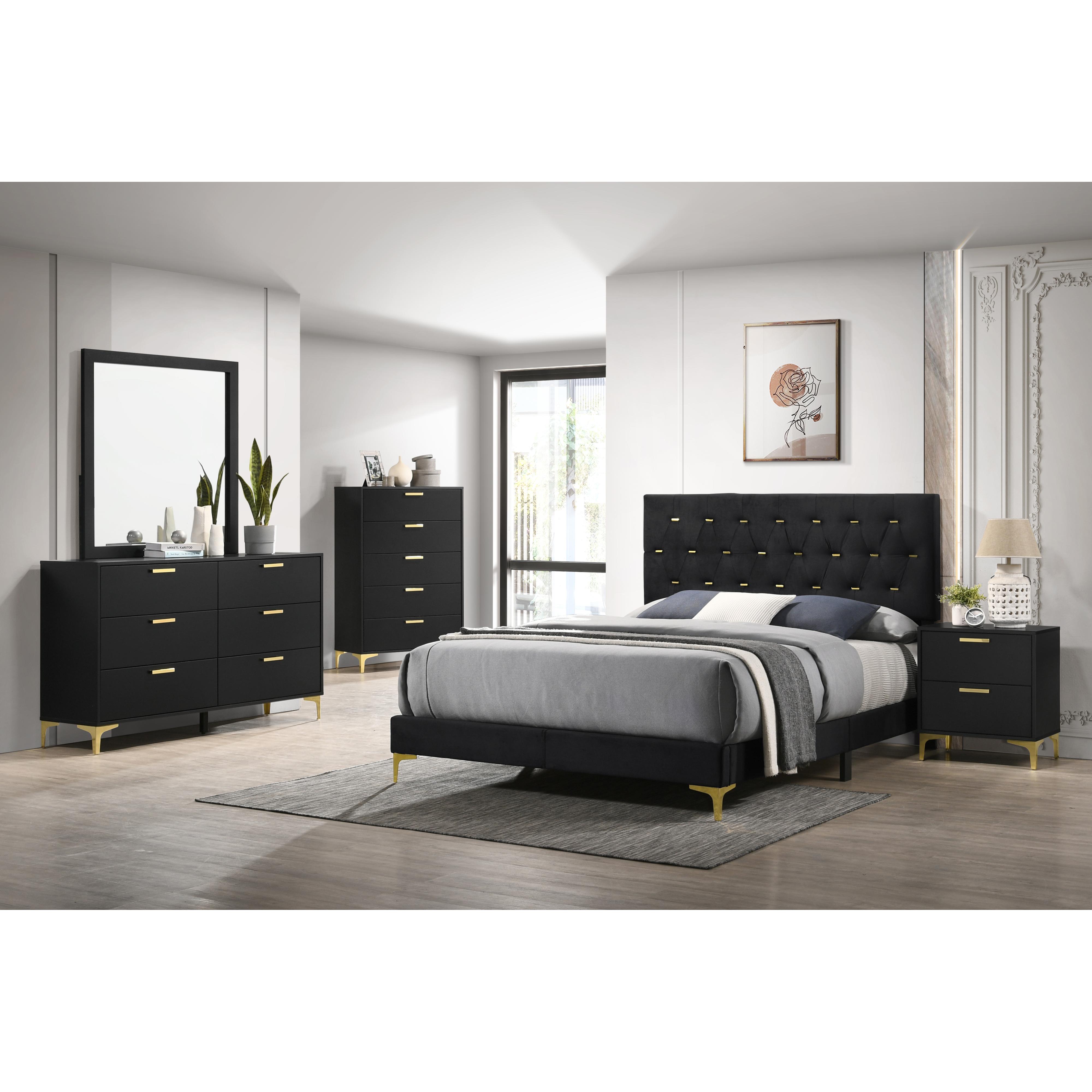 Coaster Furniture Kendall 224455 5-Drawer Bedroom Chest - Black - Image 2