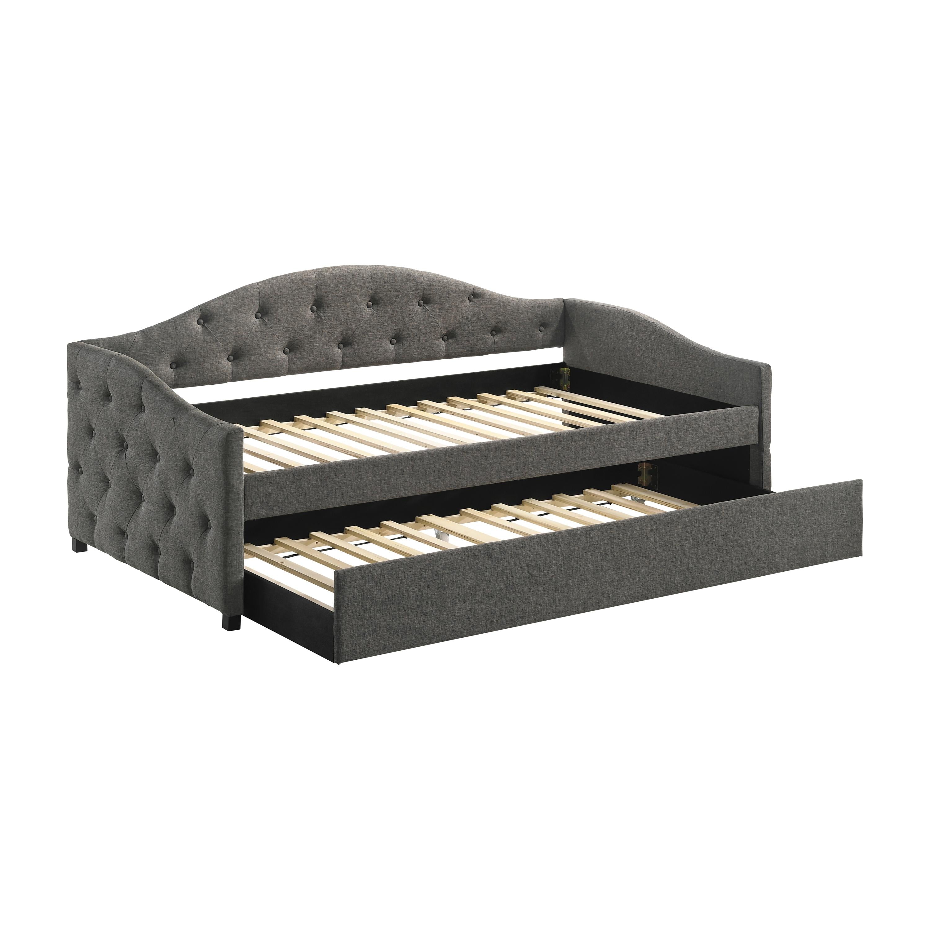 Coaster Furniture Sadie 300638 Upholstered Twin Daybed with Trundle - Grey - Image 3
