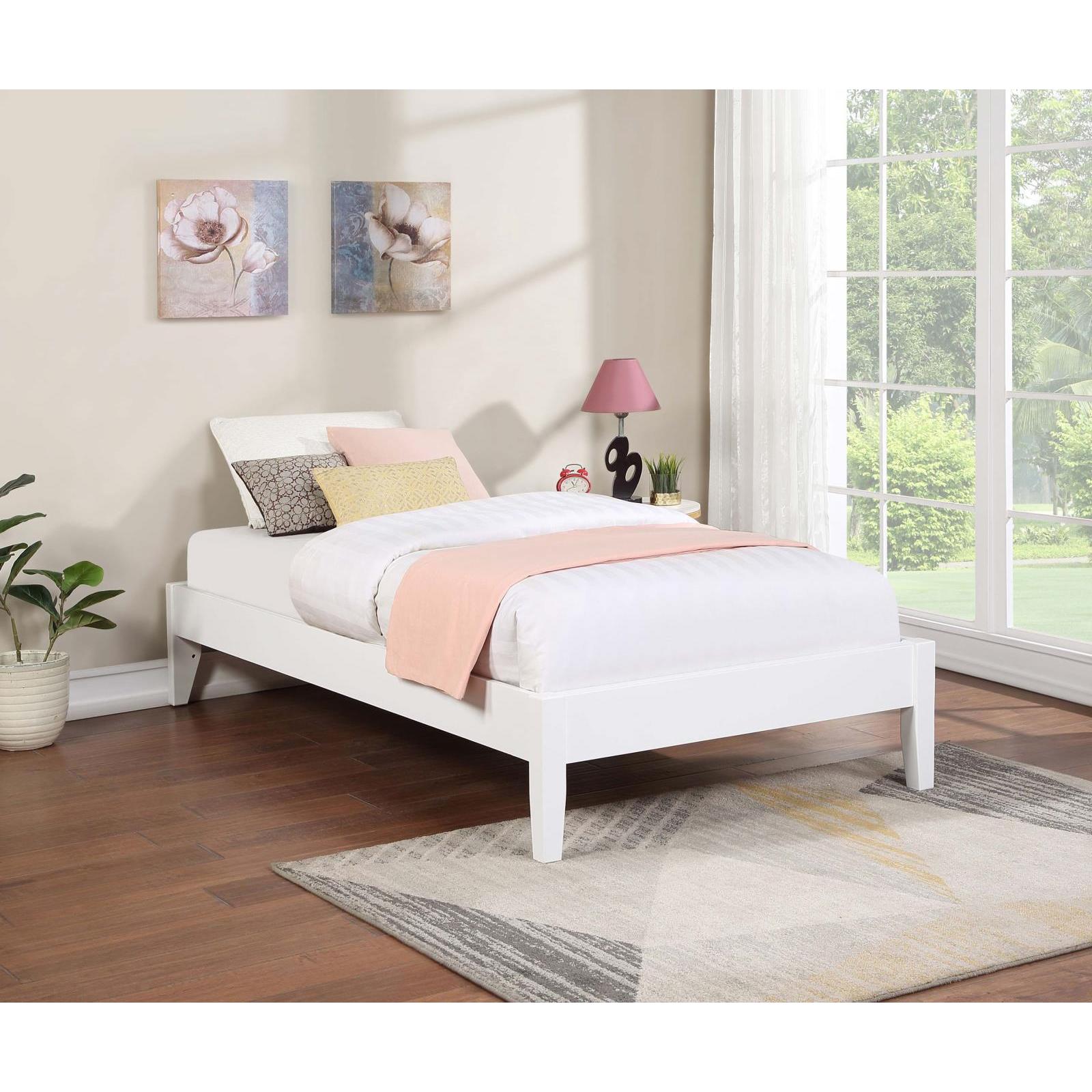 Coaster Furniture Hounslow 306128T Twin Universal Platform Bed - White - Image 2