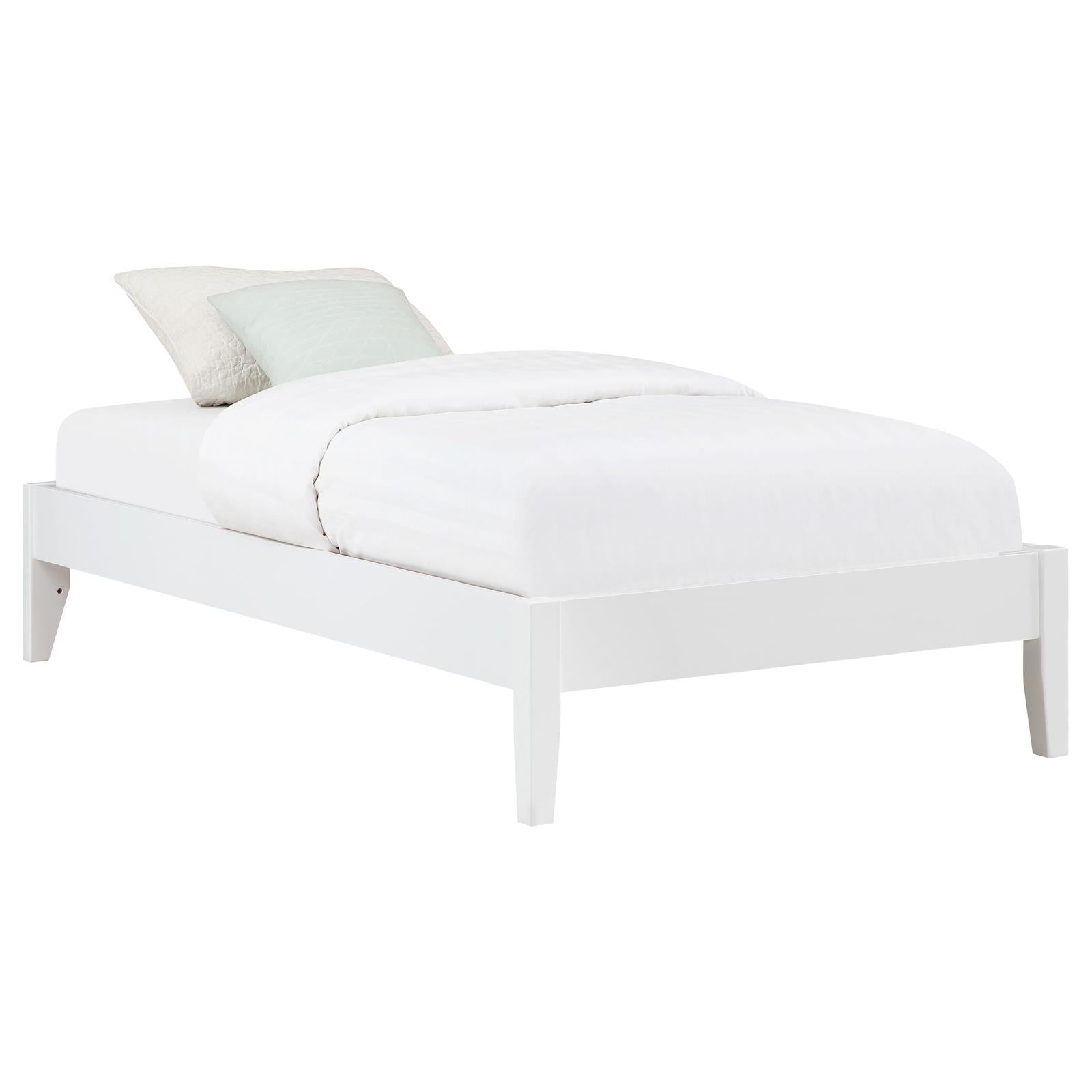 Coaster Furniture Hounslow 306128T Twin Universal Platform Bed - White - Image 3