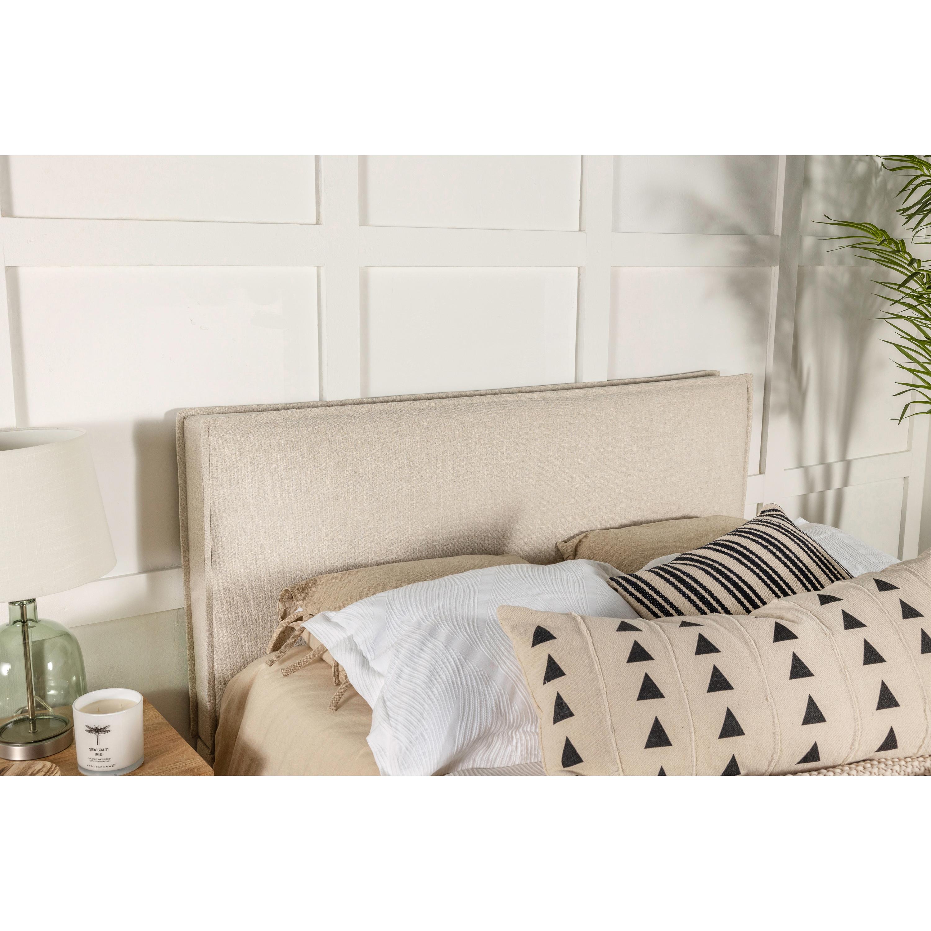 Coaster Furniture Izzy 315985QF Upholstered Queen or Full Panel Headboard - Sand - Image 2