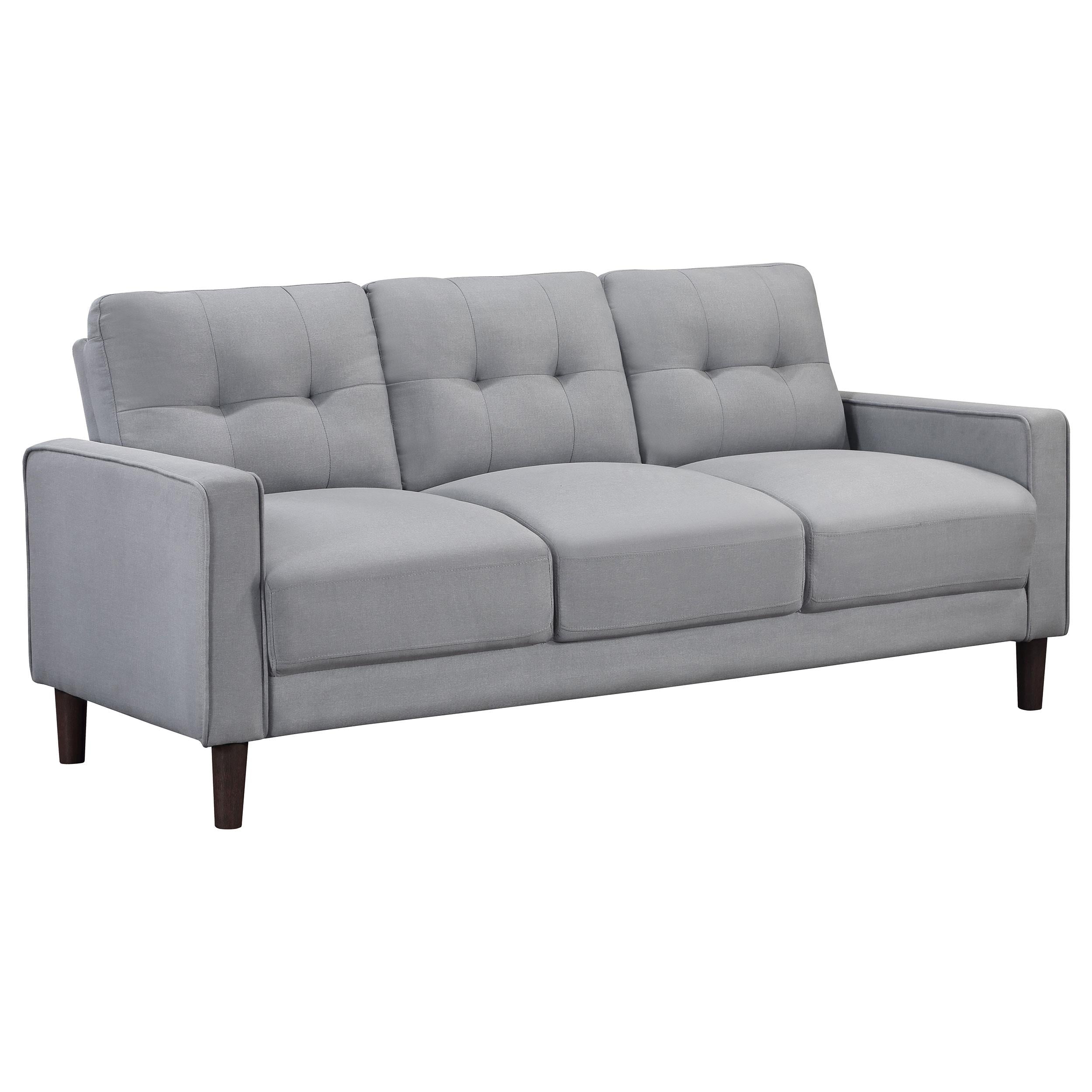 Coaster Furniture Bowen 506781 Upholstered Track Arm Tufted Sofa - Grey - Image 1