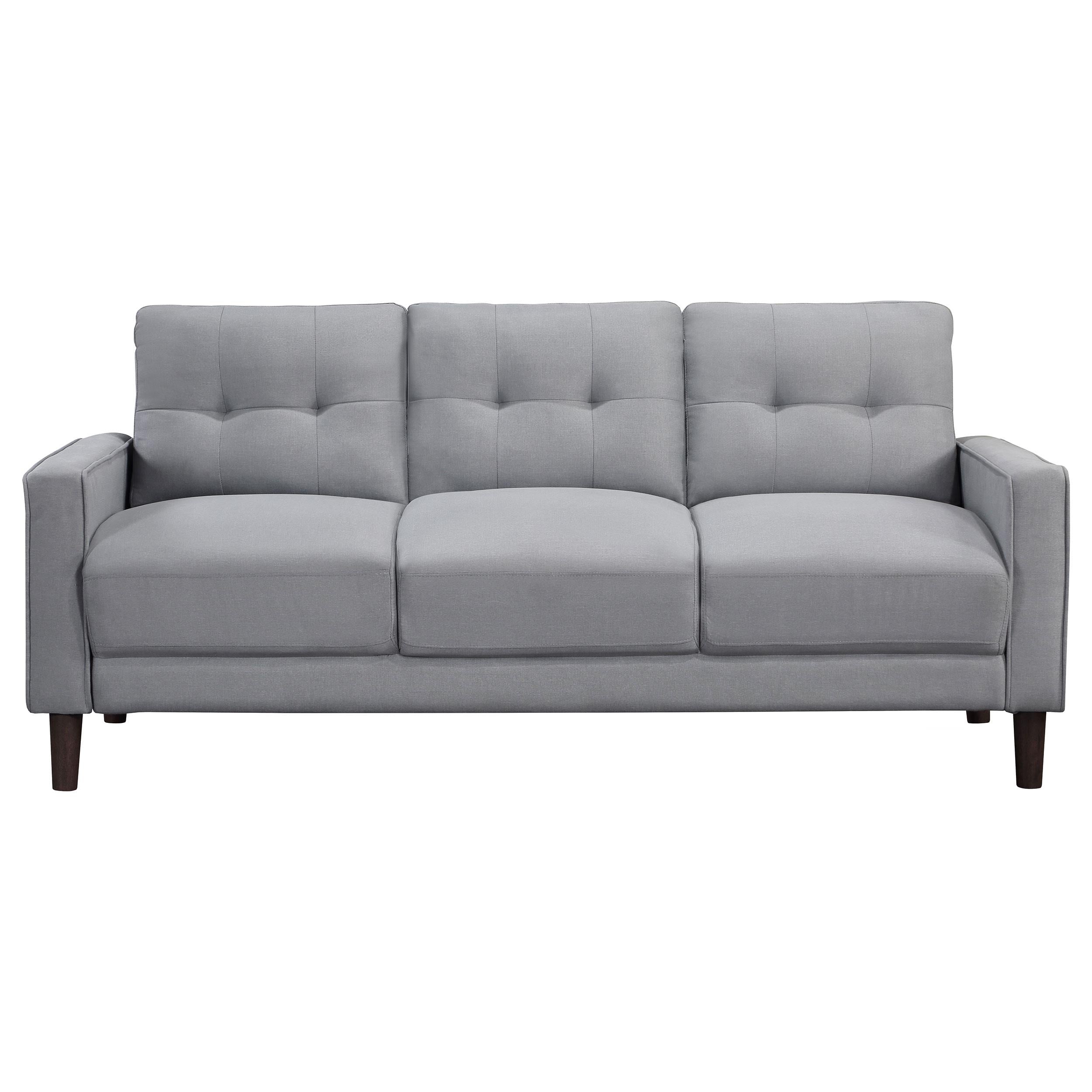 Coaster Furniture Bowen 506781 Upholstered Track Arm Tufted Sofa - Grey - Image 2