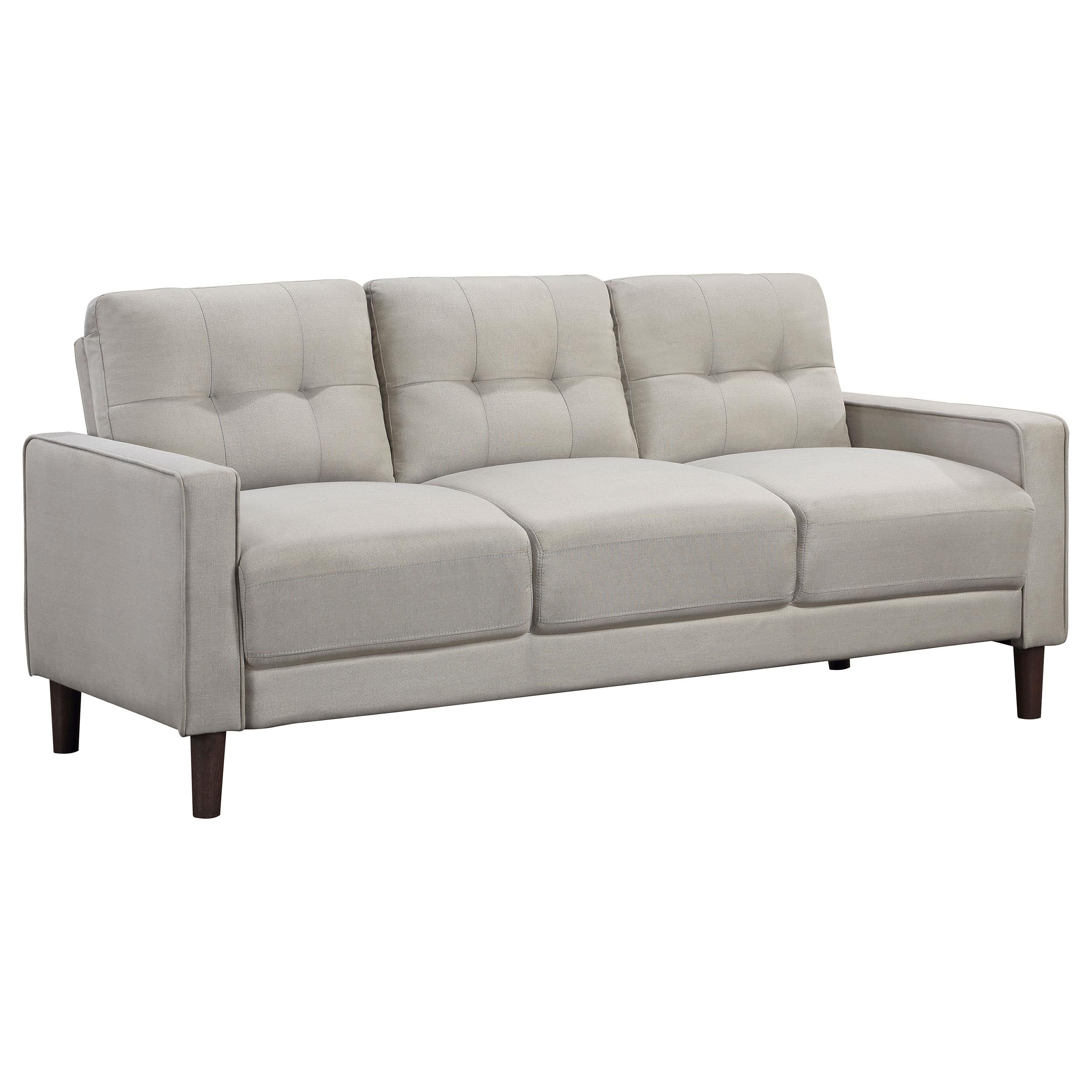 Coaster Furniture Bowen 506785 Upholstered Track Arm Tufted Sofa - Beige - Image 1