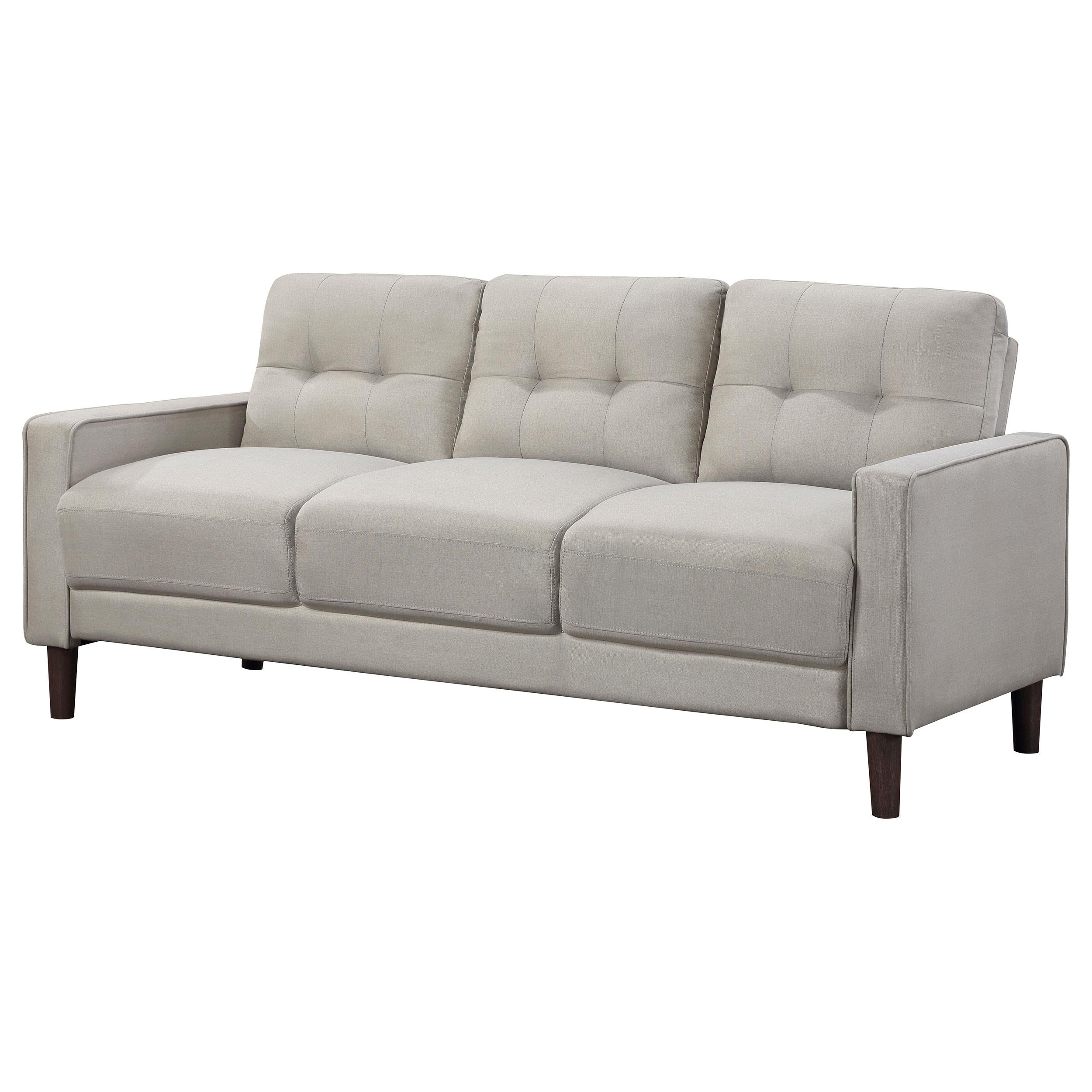 Coaster Furniture Bowen 506785 Upholstered Track Arm Tufted Sofa - Beige - Image 3