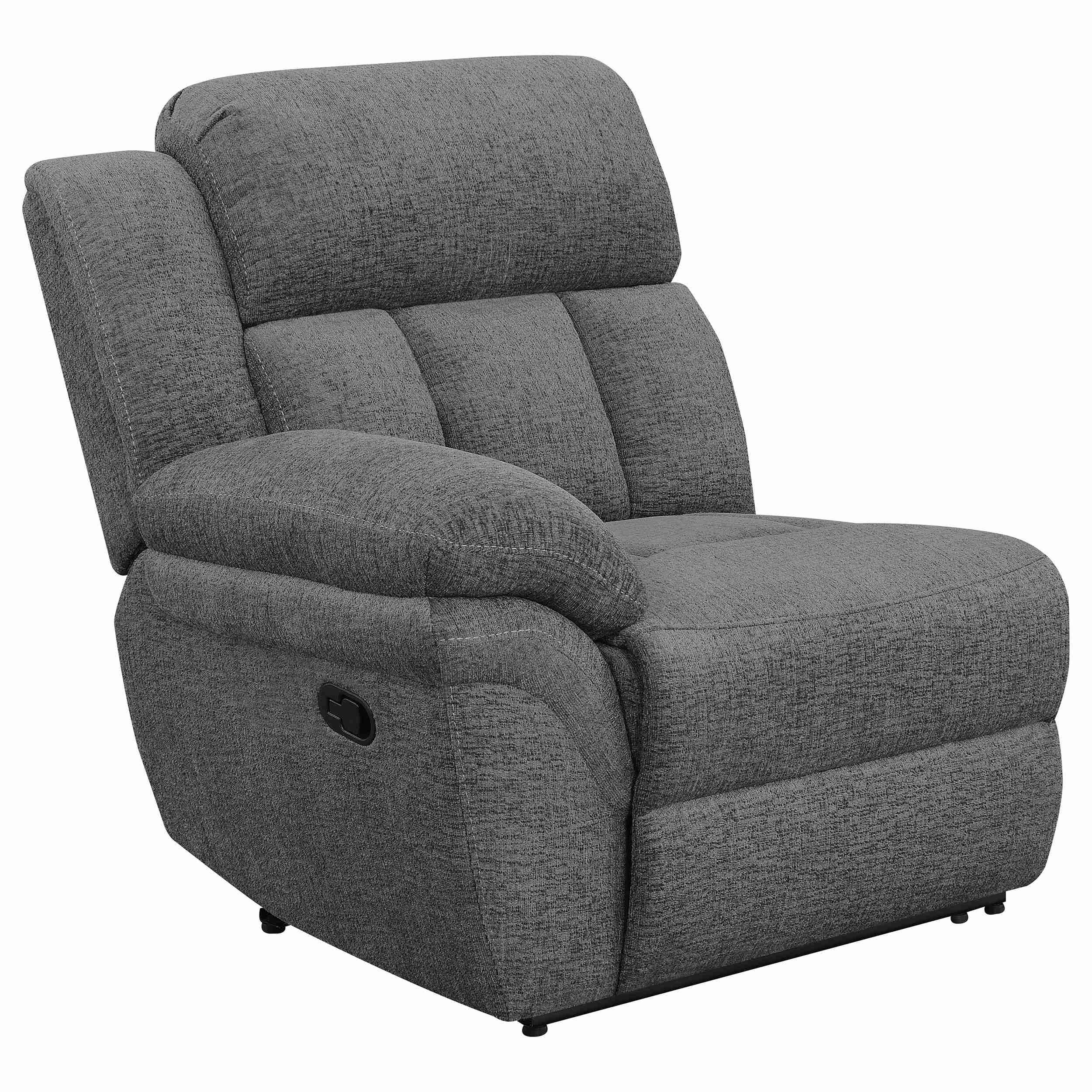 Coaster Furniture Bahrain 609541 Upholstered Motion Sofa - Charcoal - Image 3