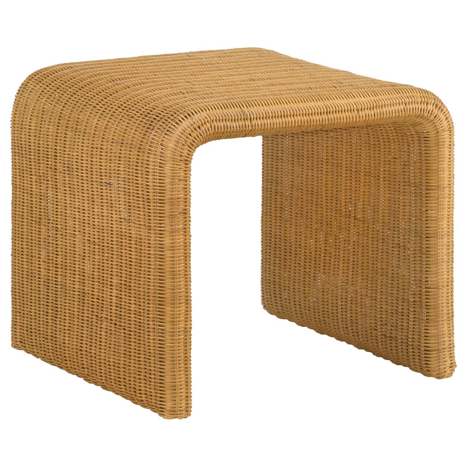 Coaster Furniture Juanita 709817 Square Woven Rattan End Table - Natural - Image 1