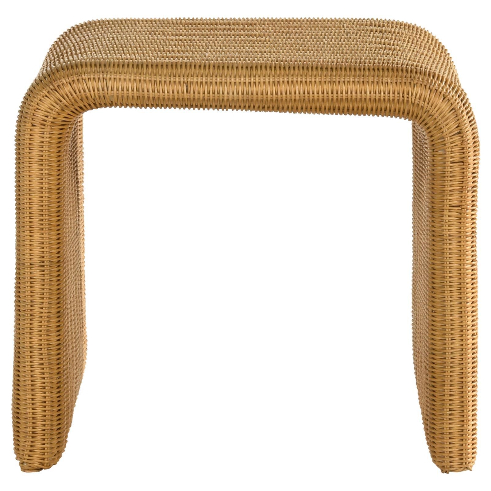 Coaster Furniture Juanita 709817 Square Woven Rattan End Table - Natural - Image 3