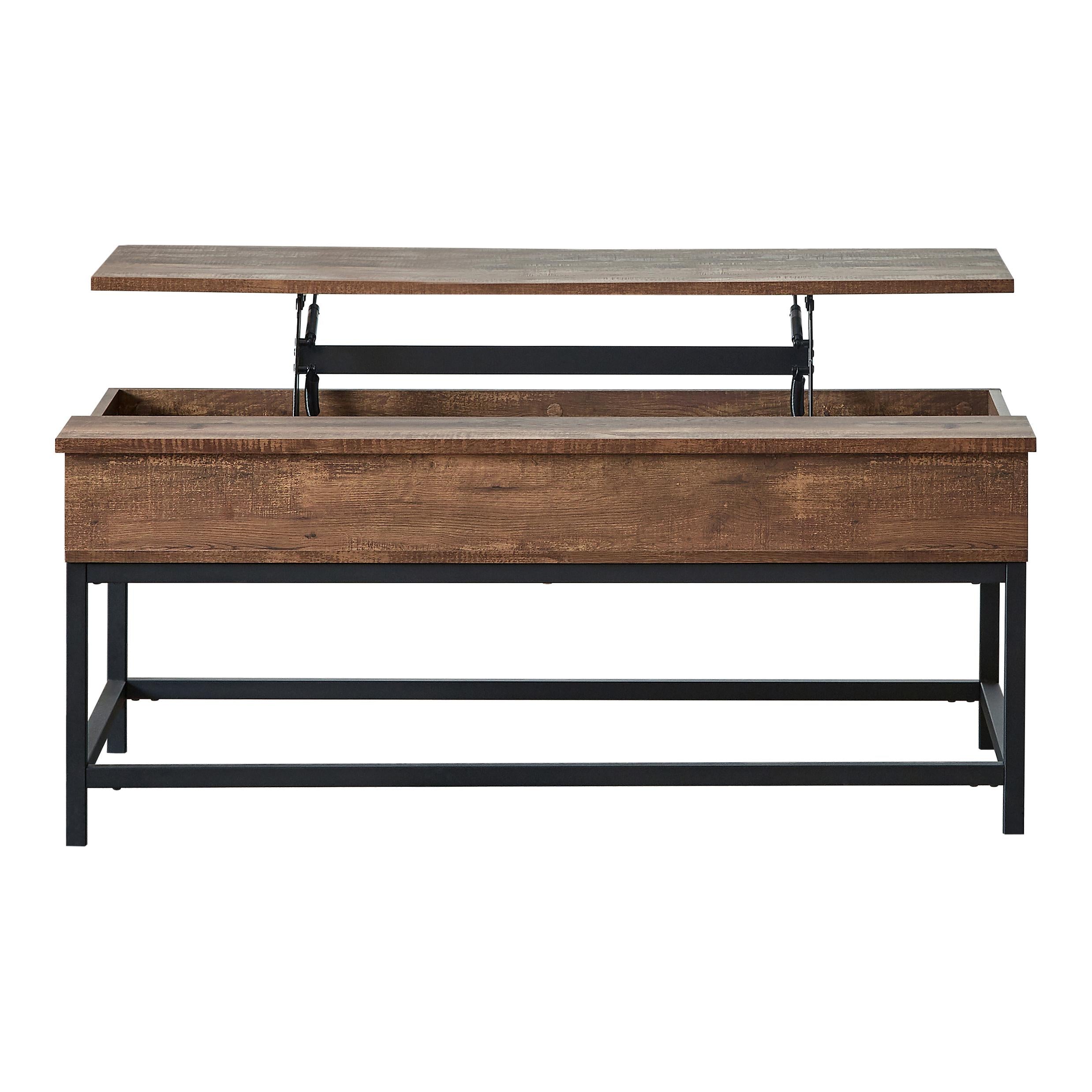 Coaster Furniture Byers 723778 Engineered Wood Lift Top Coffee Table - Brown Oak - Image 1