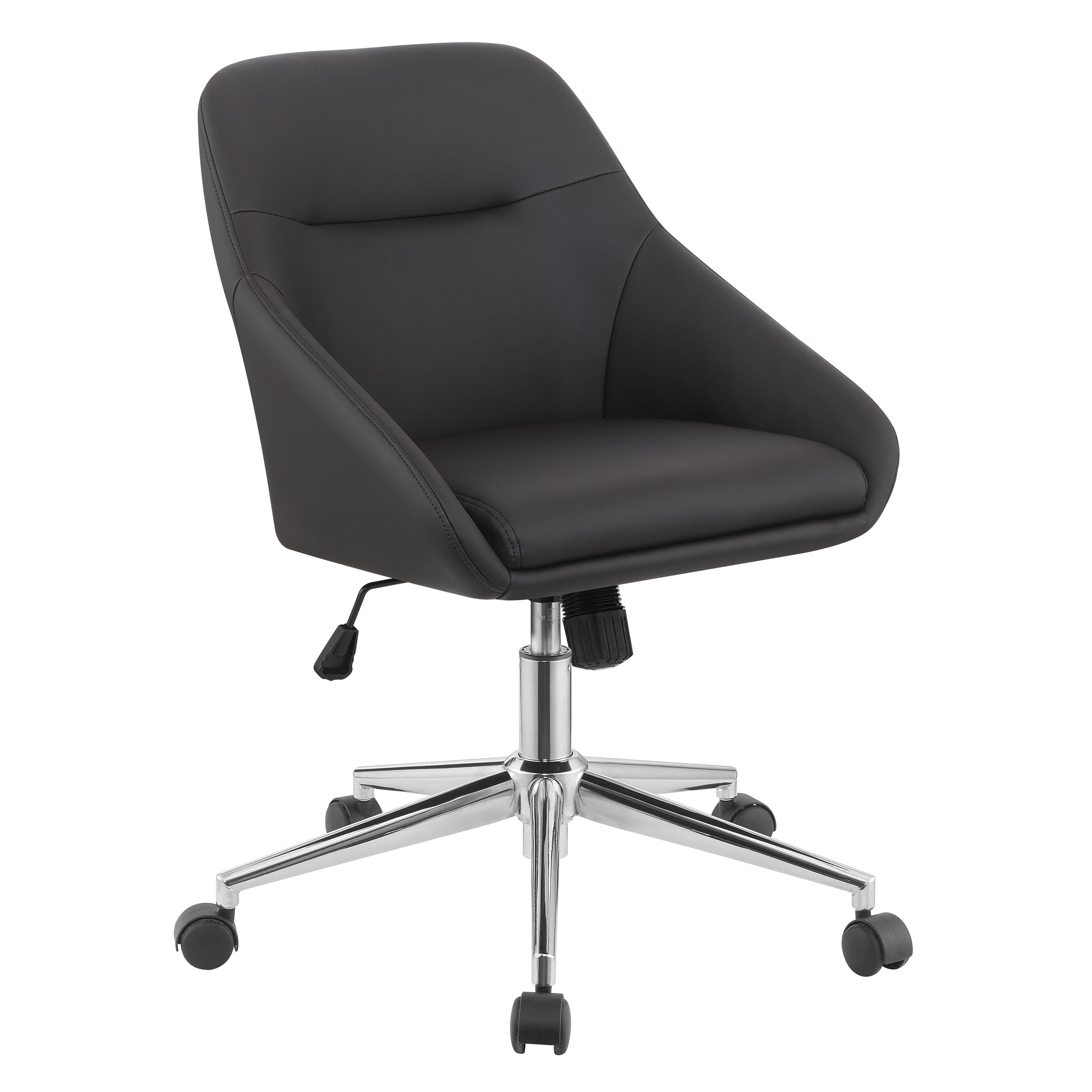 Coaster Furniture Jackman 801426 Upholstered Adjustable Home Office Desk Chair – Brown