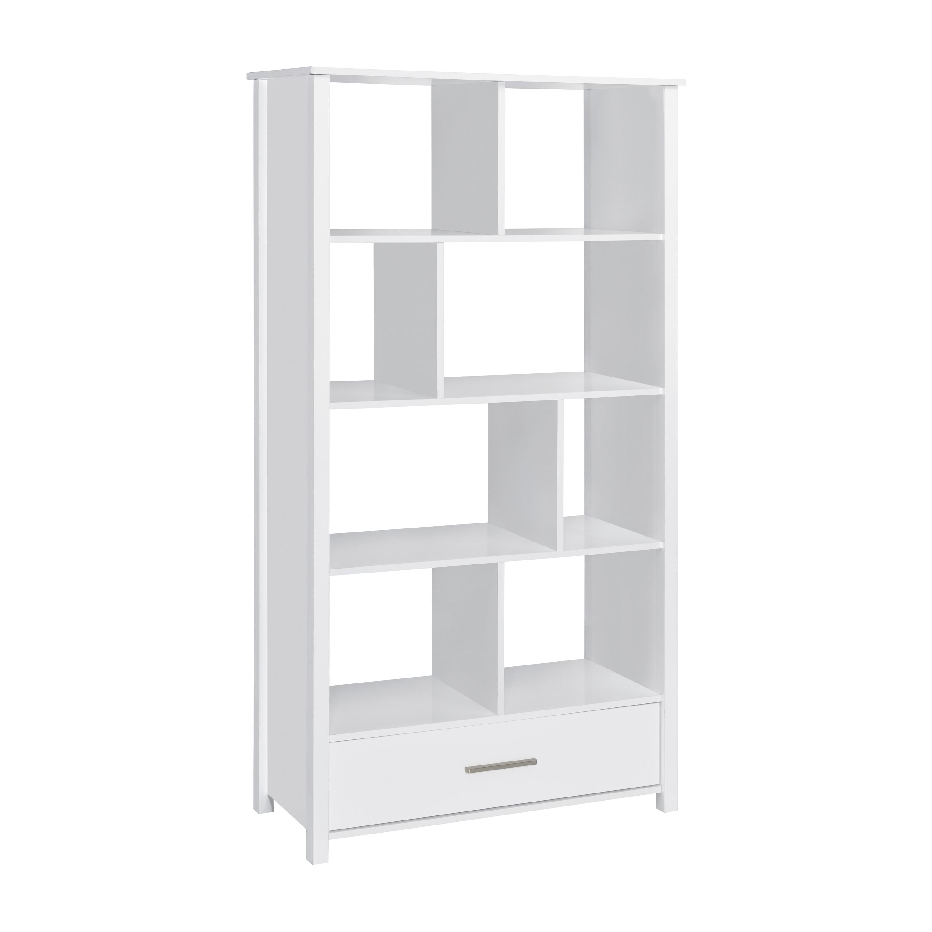 Coaster Furniture Dylan 801574 68-inch 4-shelf Storage Bookshelf – White High Gloss