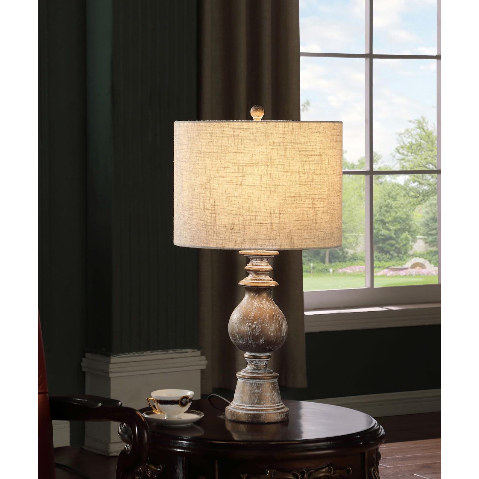 Coaster Furniture Brie 920169 28-inch Drum Shade Urn Table Lamp - Antique Gold - Image 2