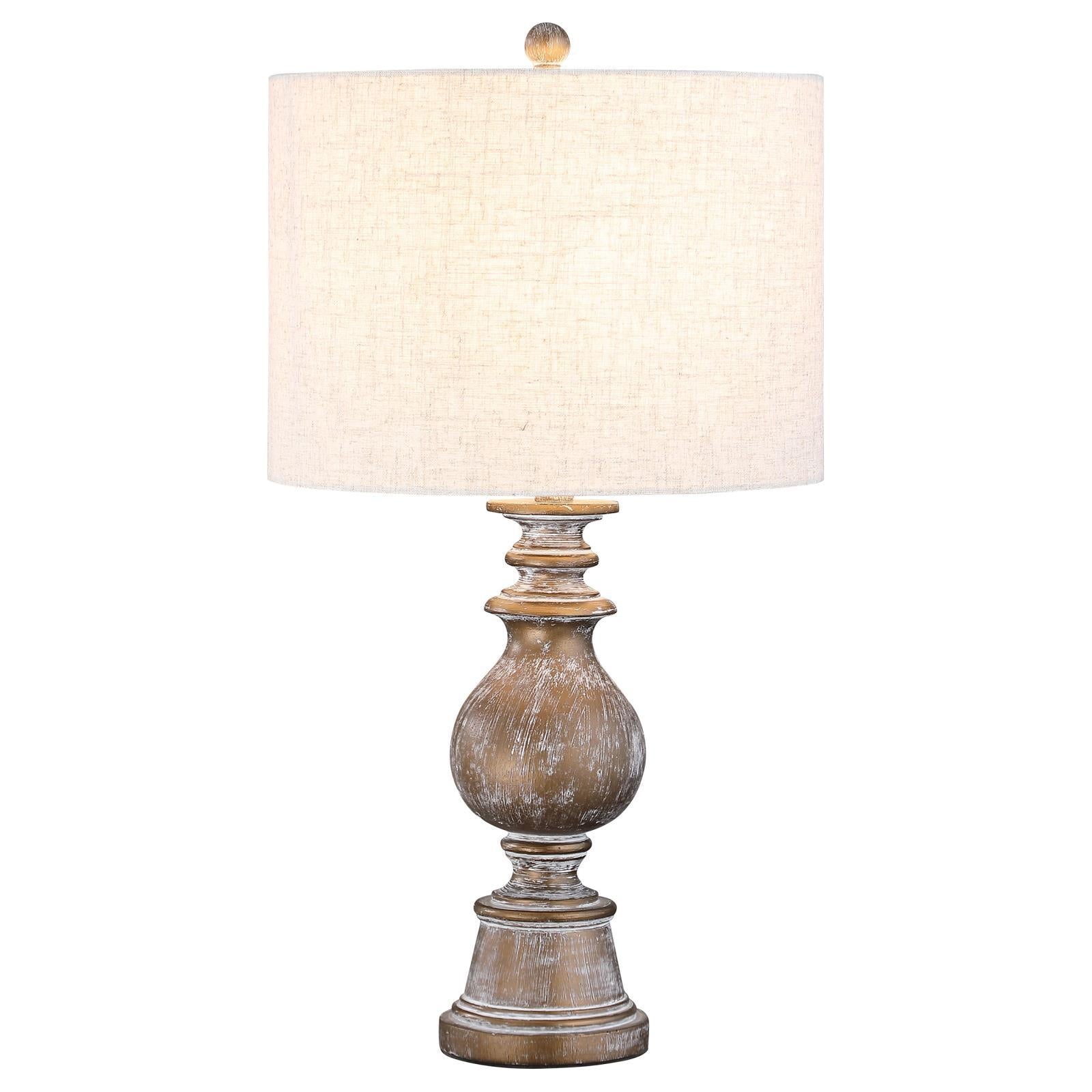 Coaster Furniture Brie 920169 28-inch Drum Shade Urn Table Lamp - Antique Gold - Image 3