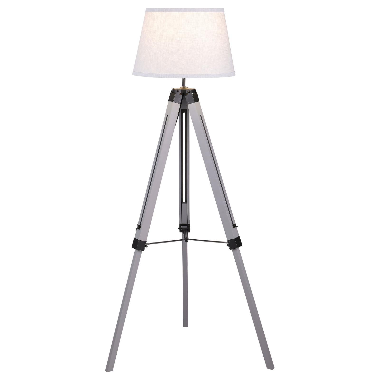 Coaster Furniture Dayton 920212 56-inch Empire Shade Metal Tripod Floor Lamp - Grey - Image 3