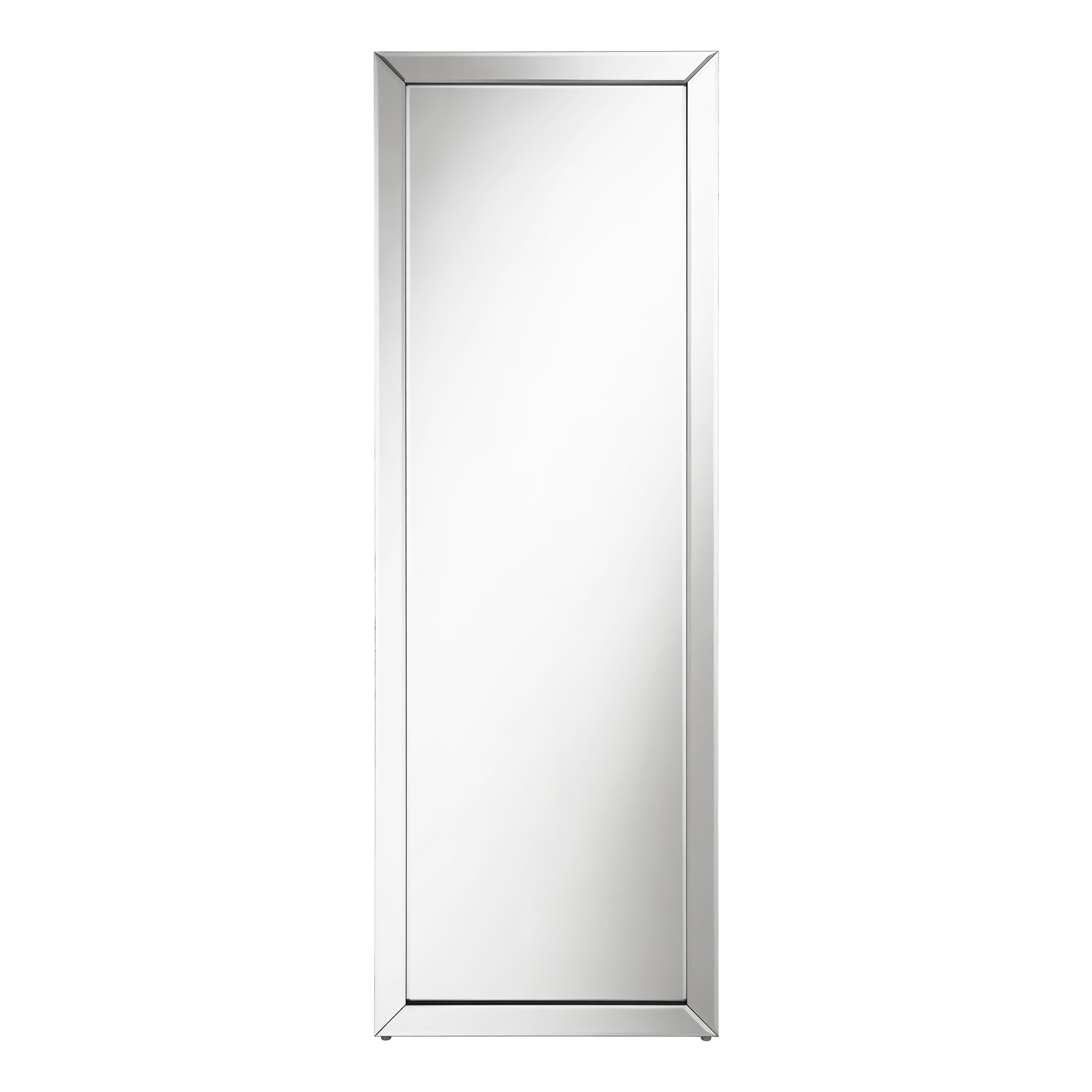 Coaster Furniture Soline 961633 22 x 61 Inch Framed Standing Floor Mirror - Silver - Image 3