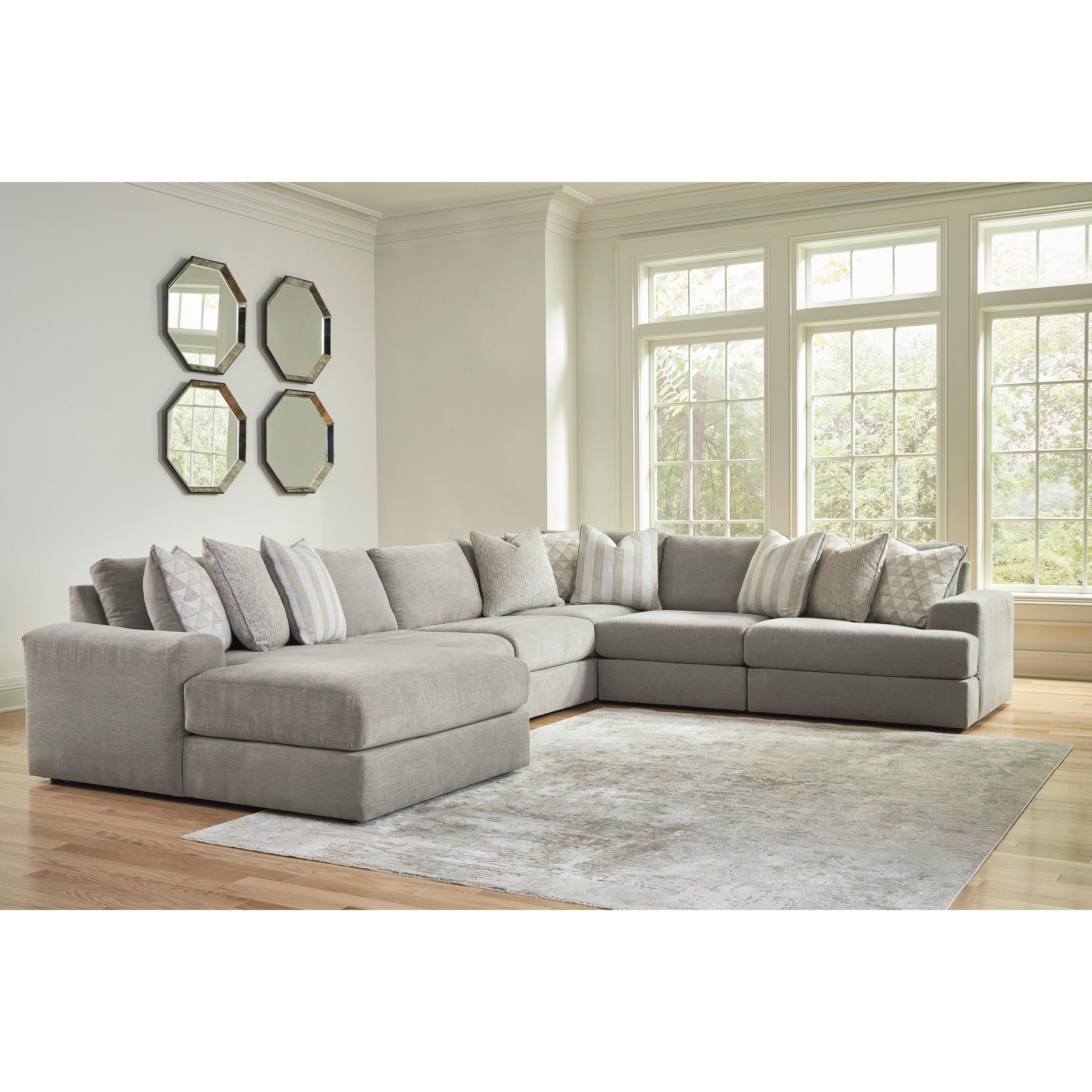 Signature Design by Ashley Avaliyah 58103S13 6 pc Sectional - Image 2