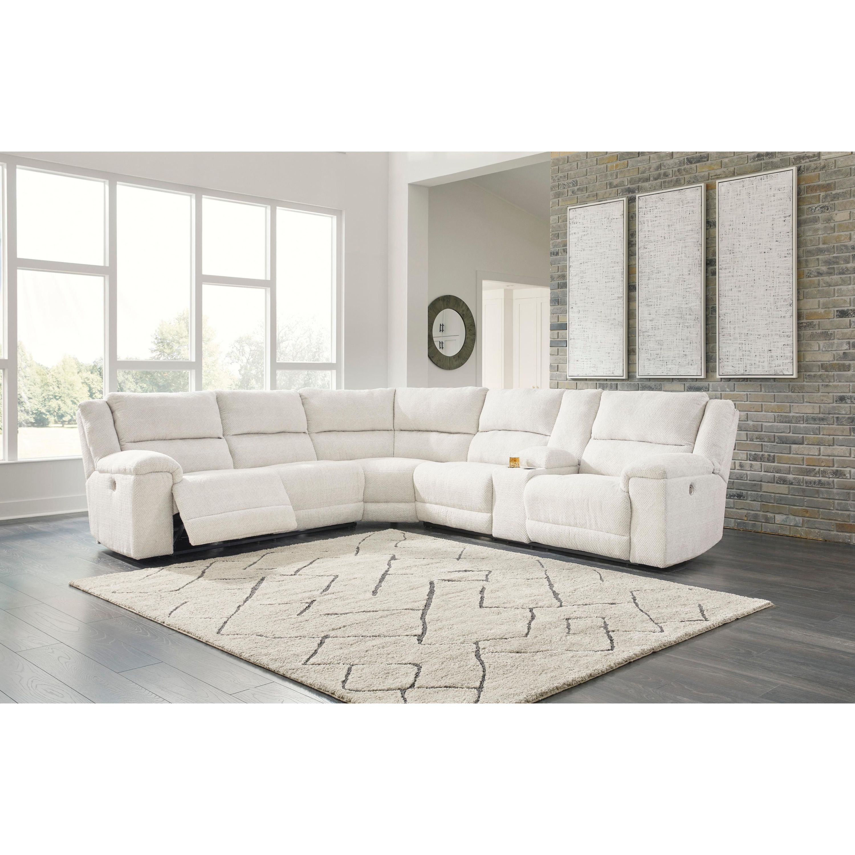 Signature Design by Ashley Keensburg 61807S2 3 pc Power Reclining Sectional - Image 3